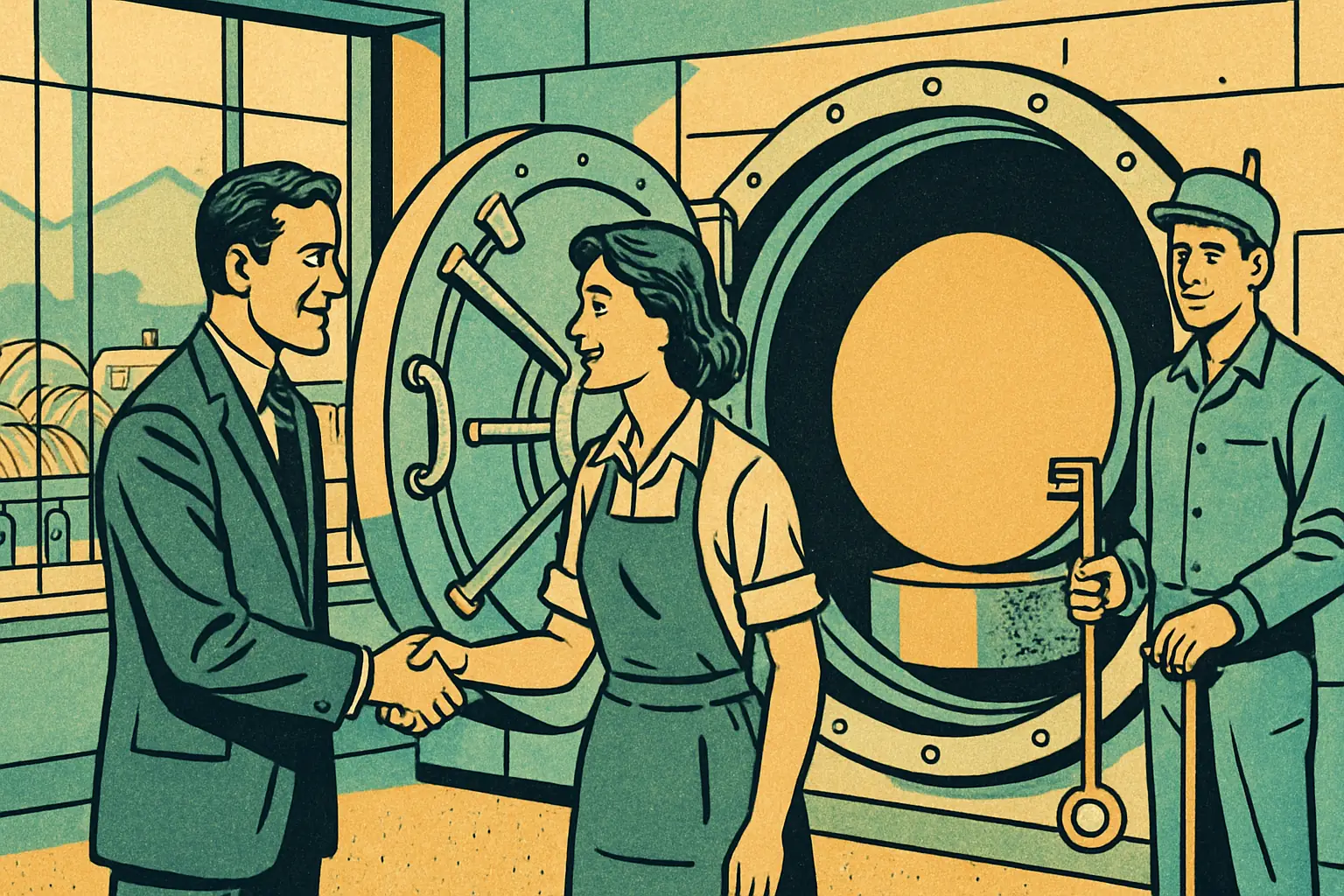 Cover illustration for Bitcoin-Backed Bank Loans Arrive in Korea: How They Work
