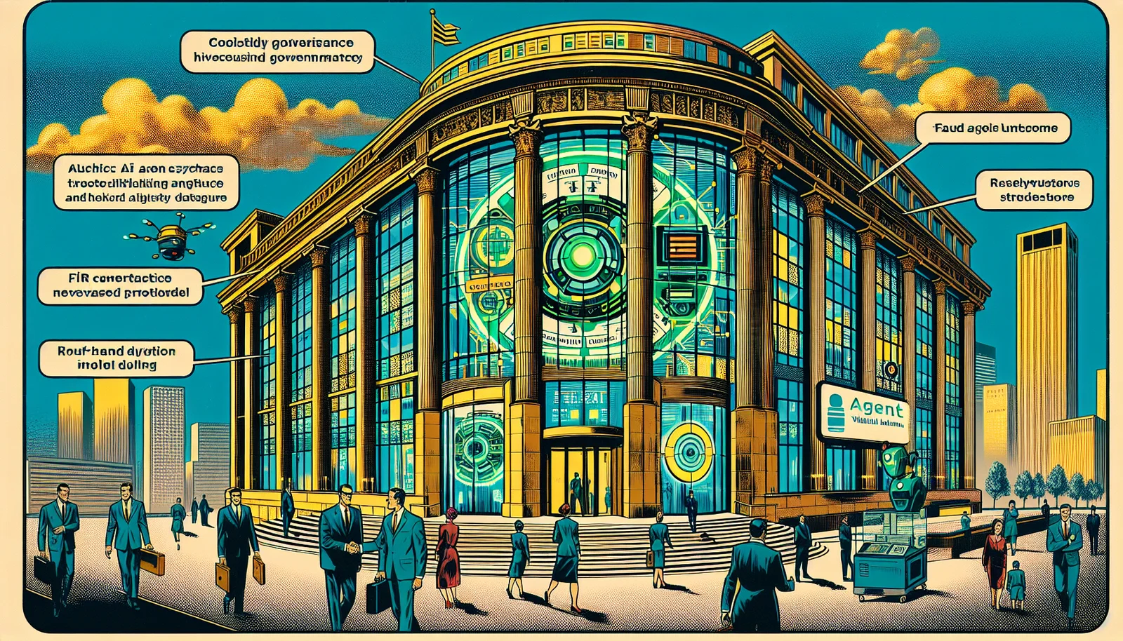 Cover illustration for JPMorgan Is Building an AI-First Bank With 450 Agentic Workflows and $19.8B in Tech