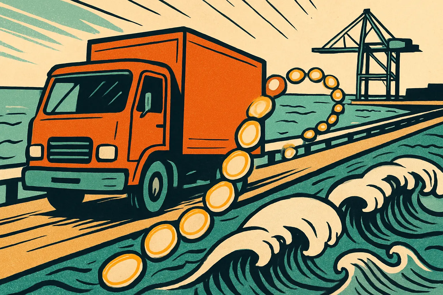 Cover illustration for JPYC Raises $38M to Take Yen Stablecoins Into Logistics