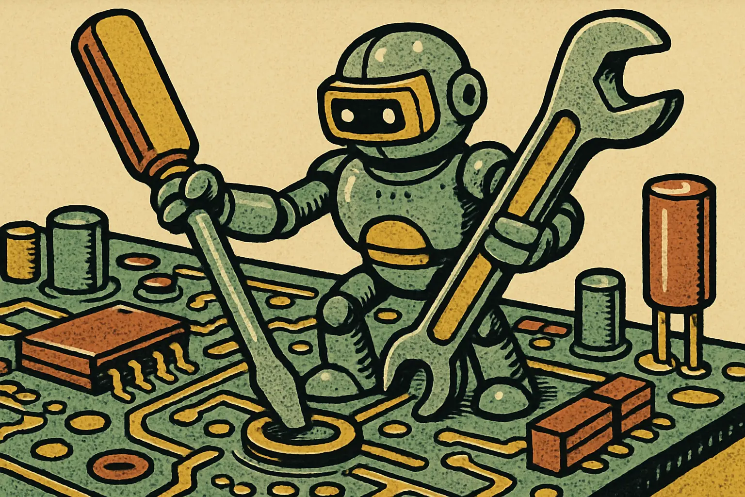 Cover illustration for LFM2.5-2.6B Runs Tool-Calling AI Agents in 2.5GB of RAM
