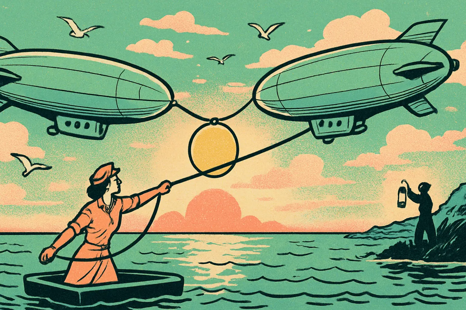 Cover illustration for Lloyds and Visa Settle $750K in USDC in Under an Hour