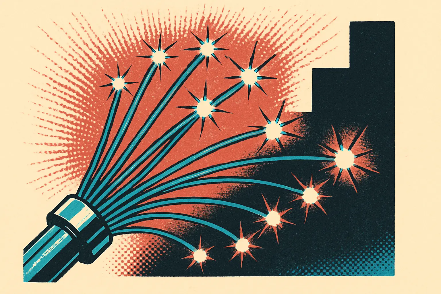 Cover illustration for MACOM Revenue Jumps 36% on Data Center Optical Demand