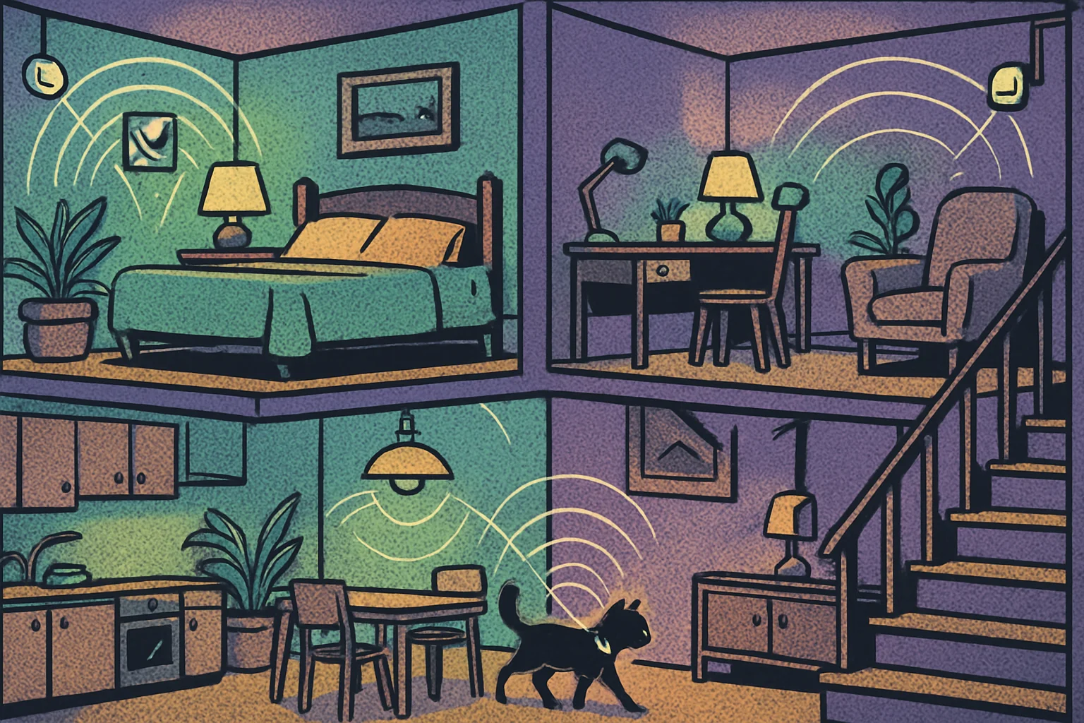 Cover illustration for Makerfabs MaUWB Brings PoE Indoor Location Tracking to Home Assistant