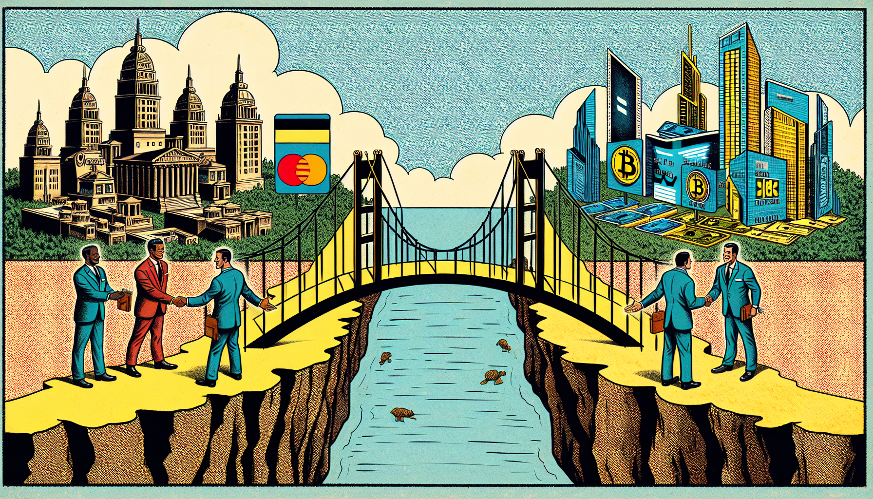 Cover illustration for Mastercard Launches Crypto Partner Program — Uniting Binance, PayPal, Ripple, and 85+ Firms to Bridge Card Rails and Blockchain