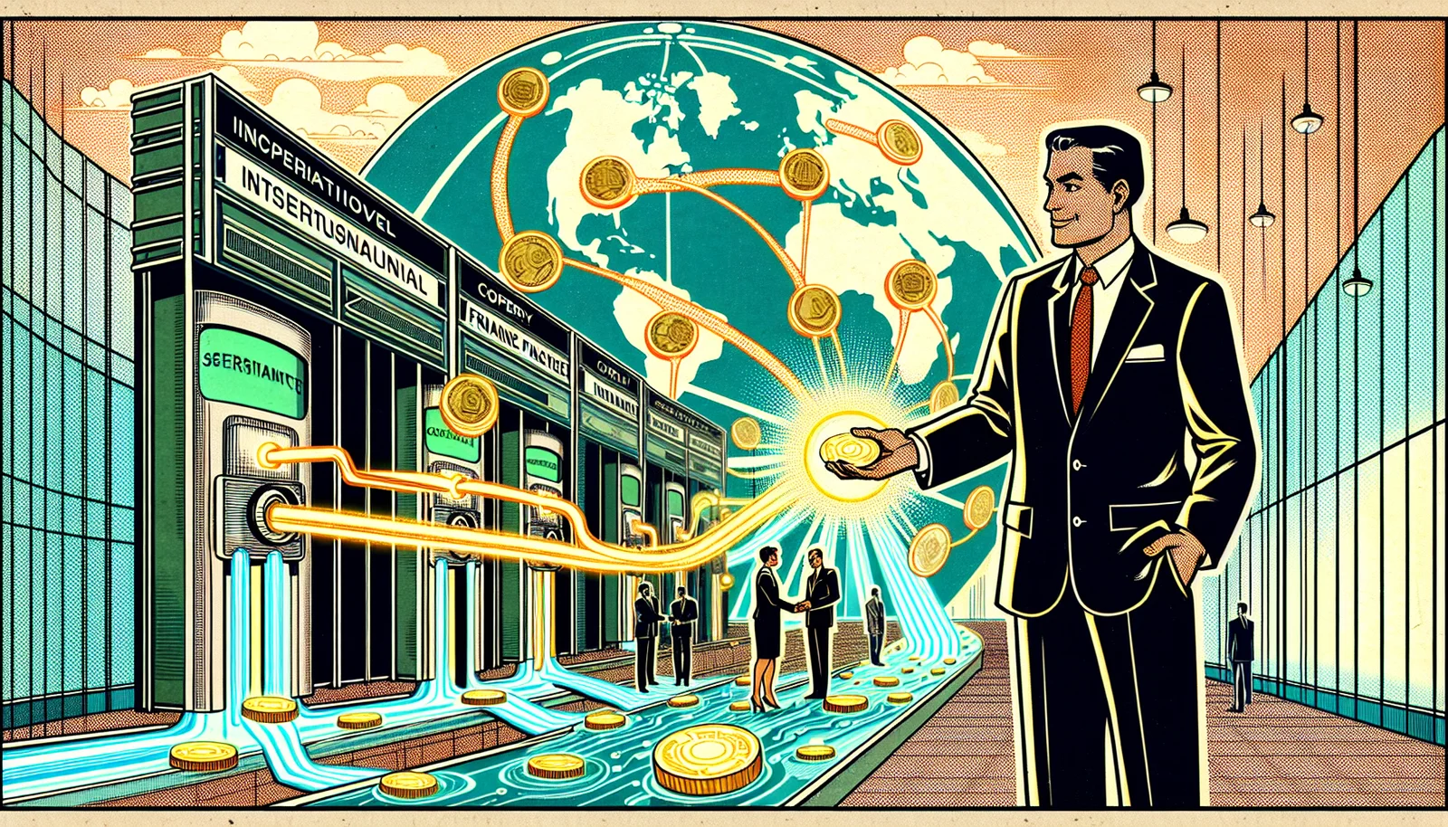 Cover illustration for Mastercard and Rain Launch Stablecoin-Backed Credit and Prepaid Cards for Institutions