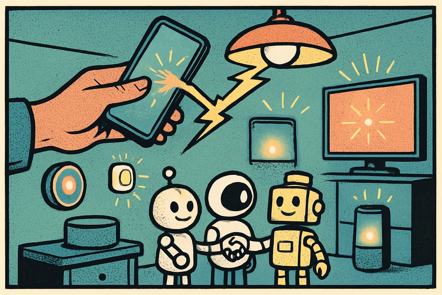 Cover illustration for Matter 1.6 Adds NFC Setup and Smarter Multi-Platform Smart Homes