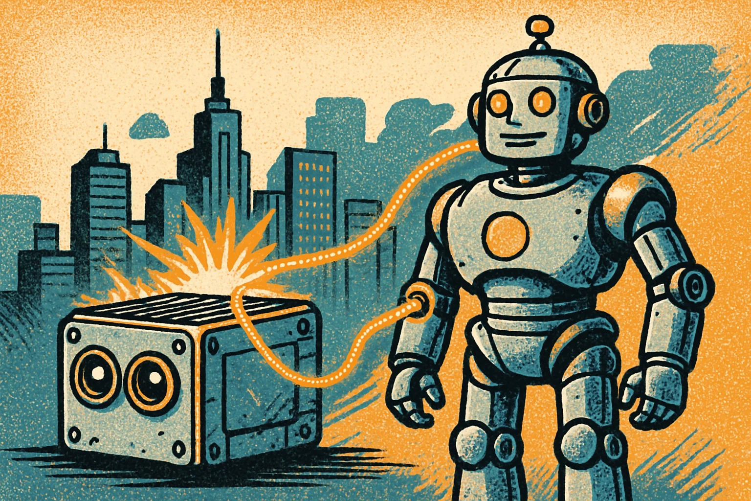 Cover illustration for Mekotronics AI Box: A Rugged NVIDIA Jetson Orin Edge AI Computer