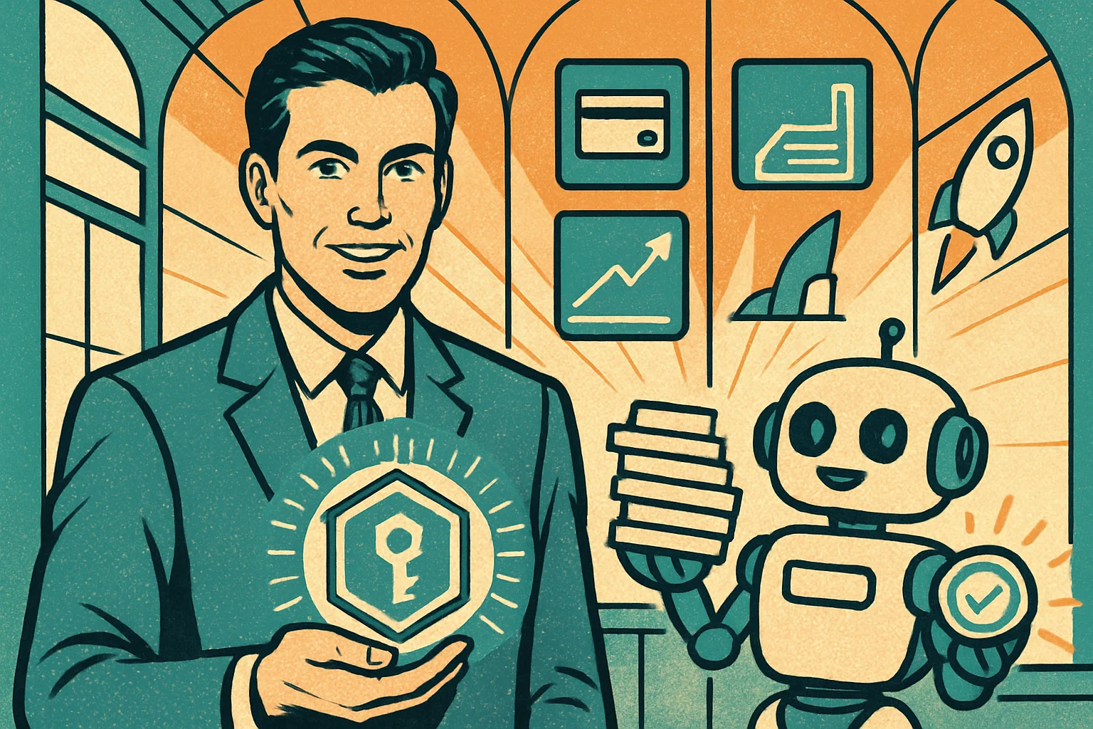 Cover illustration for Mercury Hits a $5.2B Valuation — The Fintech Bank for AI Startups Banks Its Own Charter