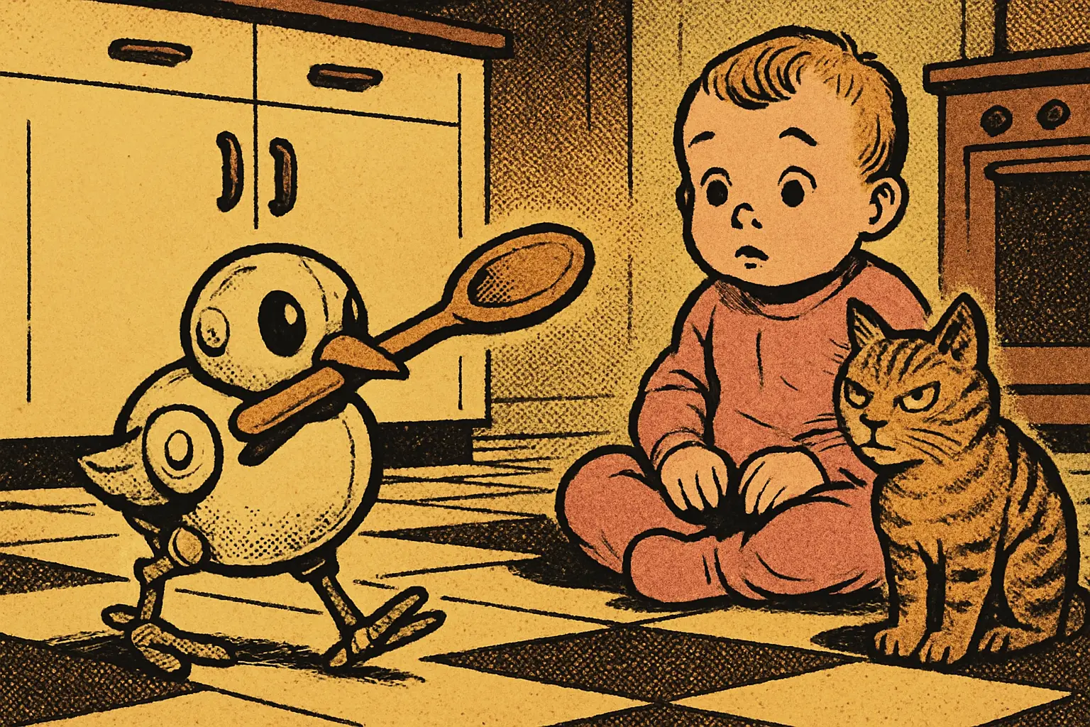 Cover illustration for Microduck Is a $399 Open Source Robot You Can Retrain