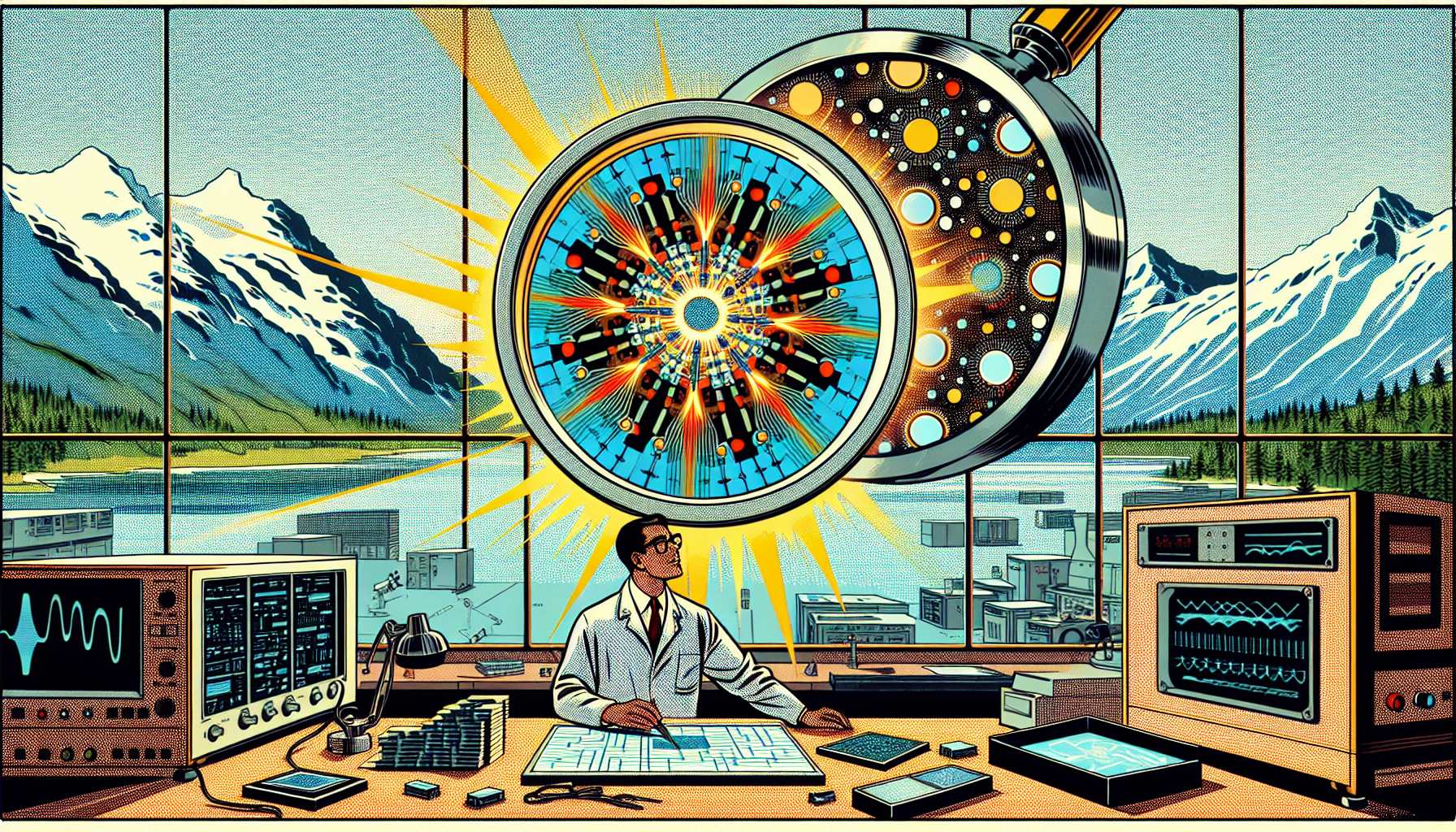 Cover illustration for Microsoft-Backed Startup Lace Raises $40M for Atomic-Scale Chip Lithography