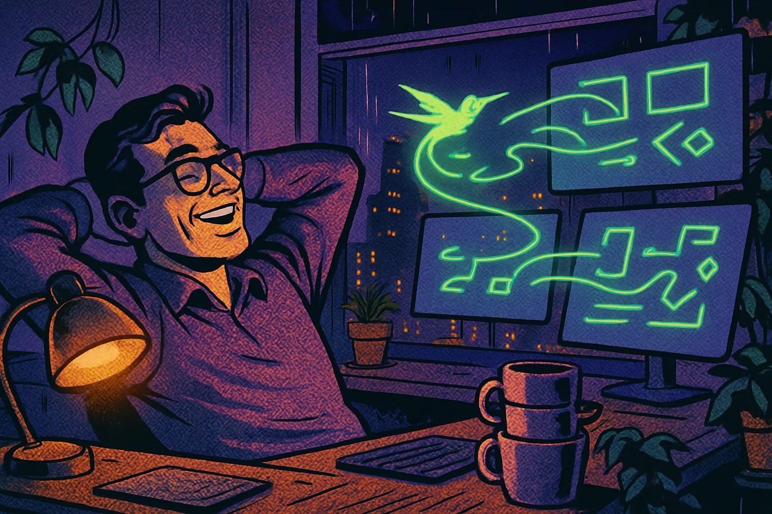 Cover illustration for Microsoft's MAI-Code-1-Flash Brings a Tiny, Fast Coding Model to Copilot's Free Tier