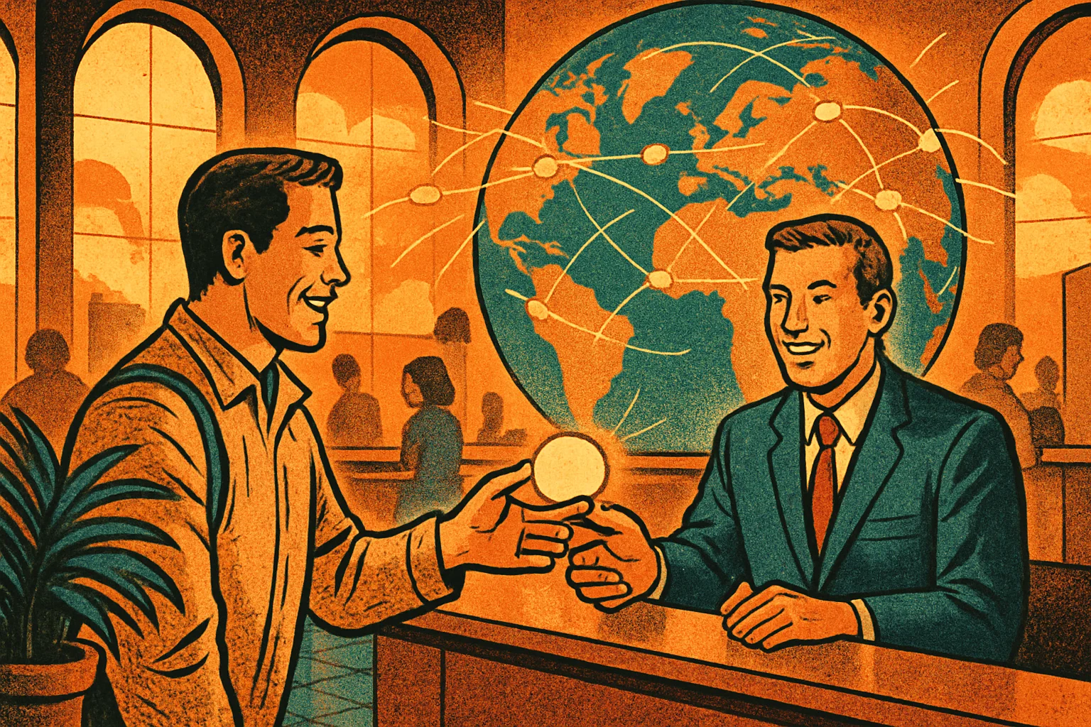 Cover illustration for MoneyGram Launches MGUSD Stablecoin to Power Cross-Border Money Transfers