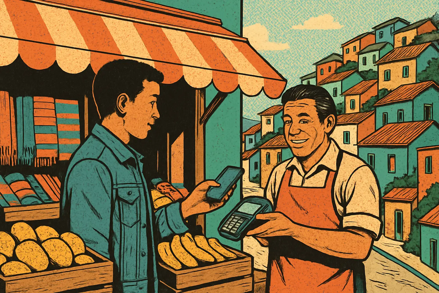 Cover illustration for MoneyGram Card Spends USDC Anywhere Visa Is Accepted