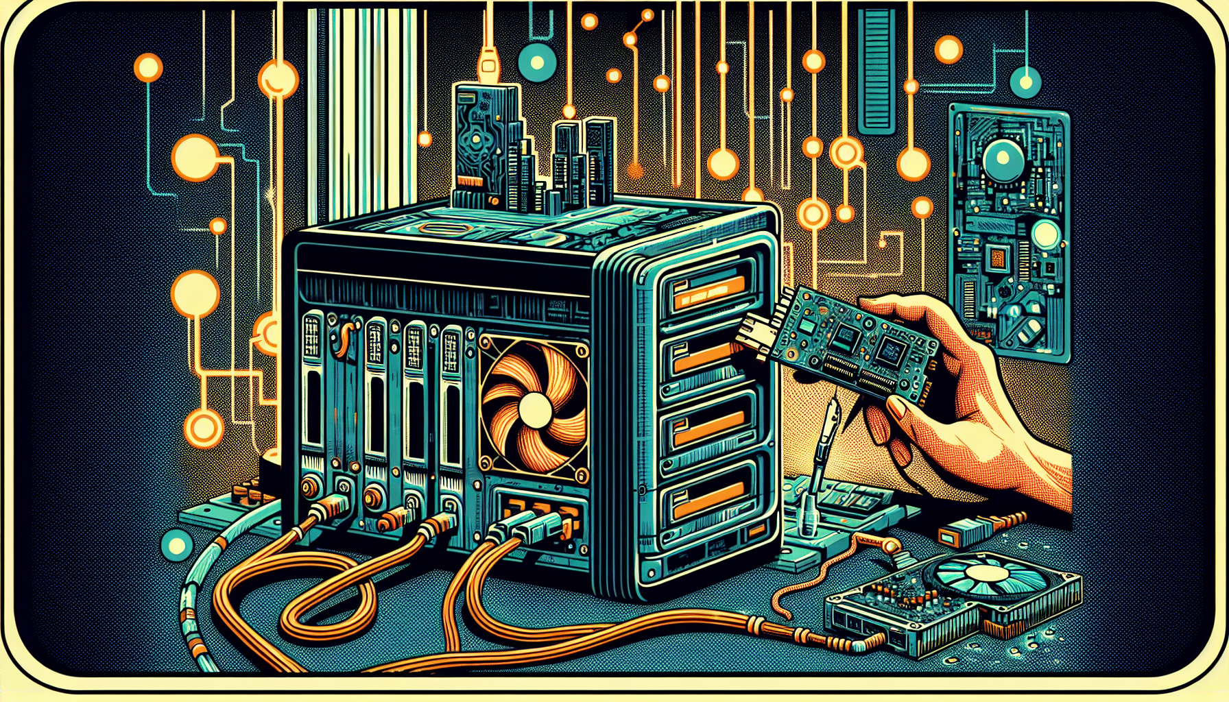 Cover illustration for The Morefine Nexus N1 Is a Compact NAS That Doubles as an AI Workstation — Complete With a Desktop GPU Slot