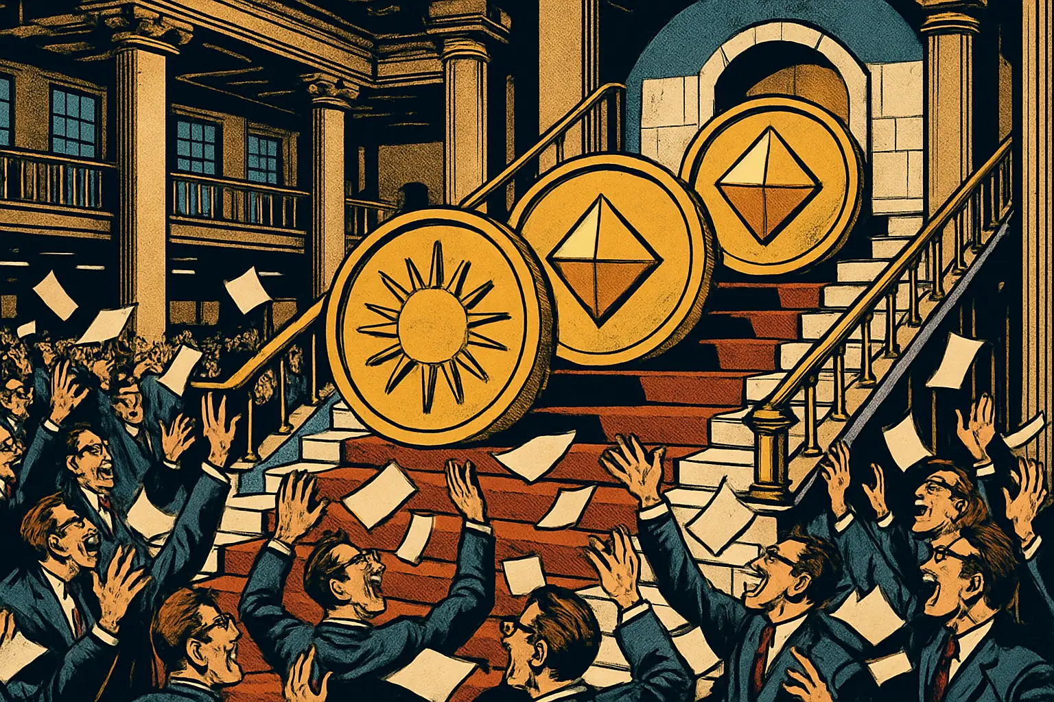 Cover illustration for Morgan Stanley E*TRADE Opens Spot Crypto to US Clients