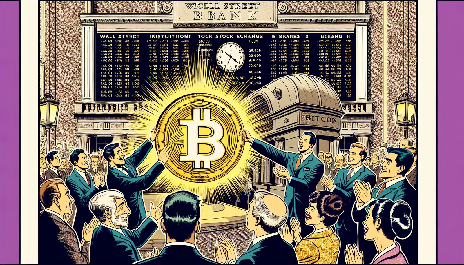 Cover illustration for Morgan Stanley's MSBT Launches as the First Spot Bitcoin ETF From a Major US Bank