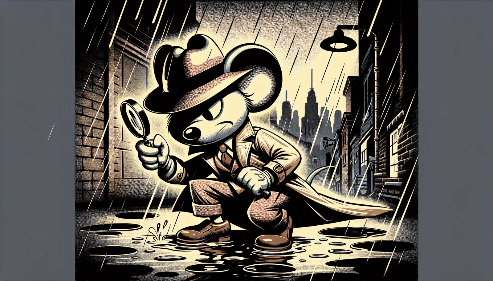 Cover illustration for Mouse: P.I. For Hire Arrives April 16 — The Rubber-Hose Noir Detective FPS You Need