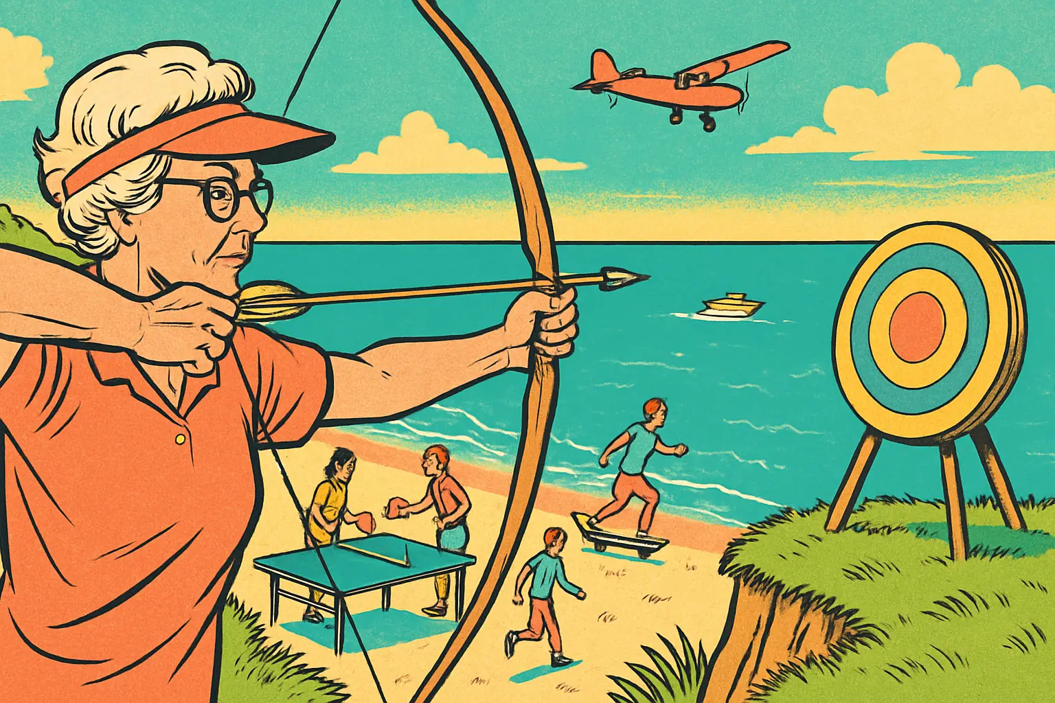 Cover illustration for Nintendo Switch Sports Resort: 12 Sports Return to Wuhu