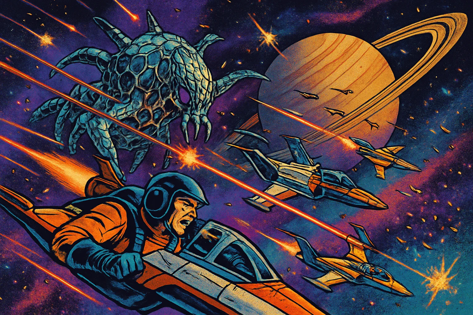 Cover illustration for No Man's Sky 'The Swarm' Update Launches Free With Epic Space Battles