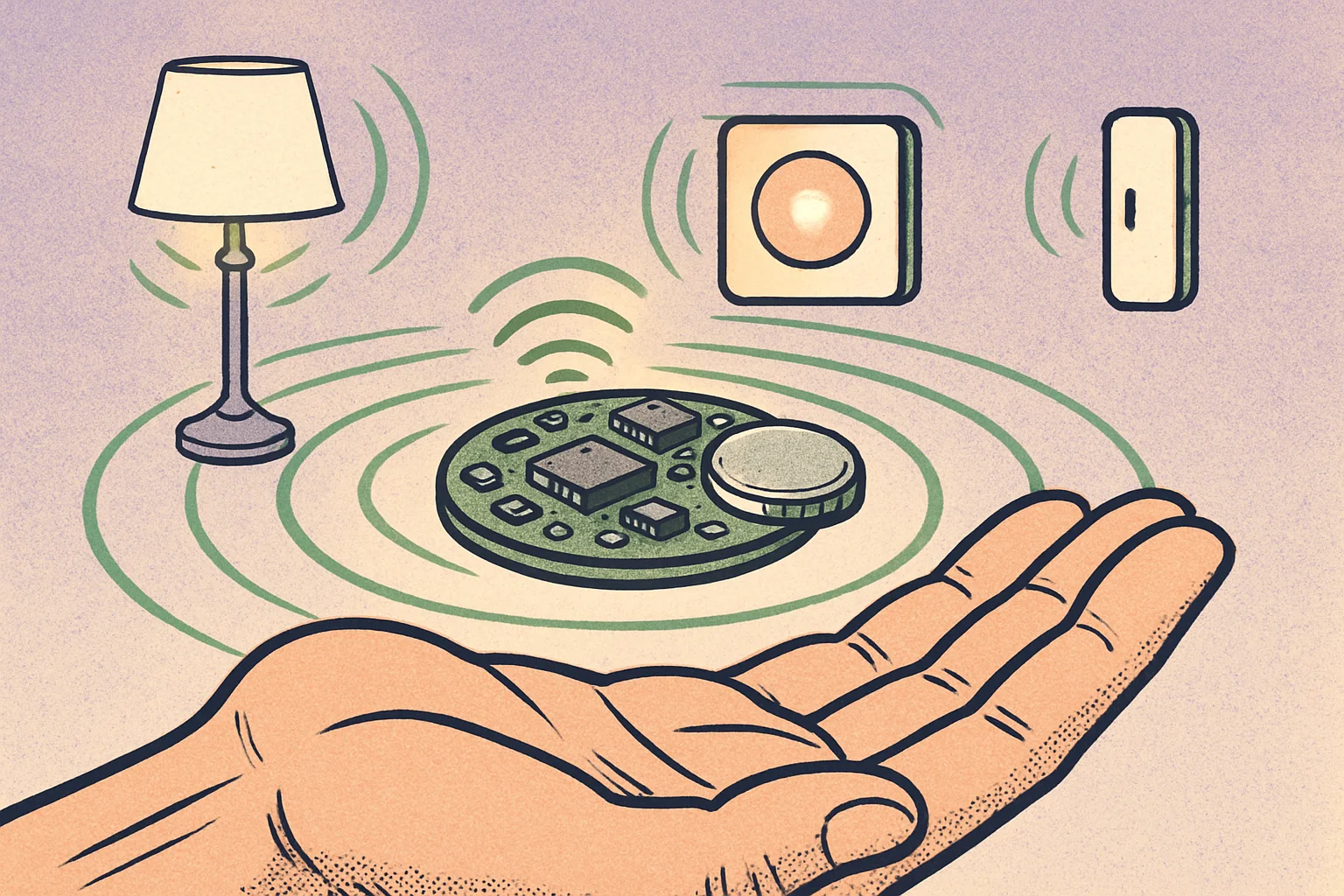 Cover illustration for Nordic's nRF54L15 Tag Makes Coin-Cell IoT Prototyping Wonderfully Easy