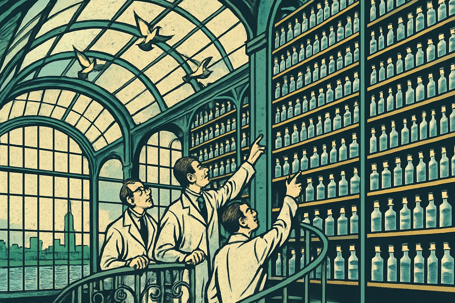Cover illustration for Novo Nordisk and AWS Put AI Agents on Drug Discovery
