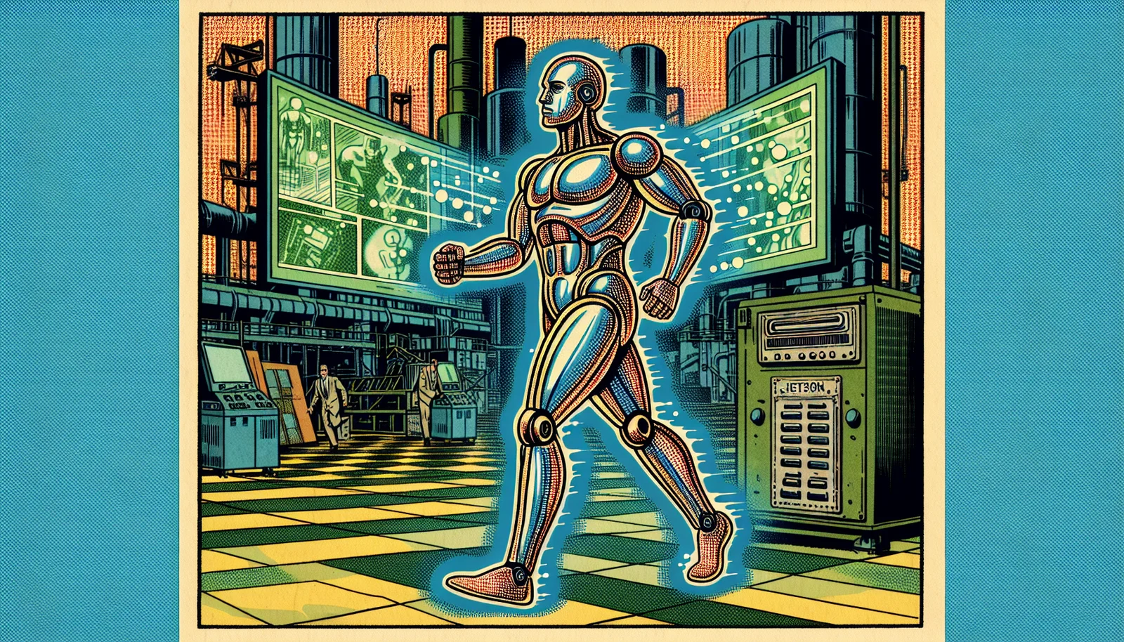 Cover illustration for NVIDIA Open-Sources Cosmos World Models and Isaac GR00T N1 — Giving Robotics Developers a Free Physics Engine for AI