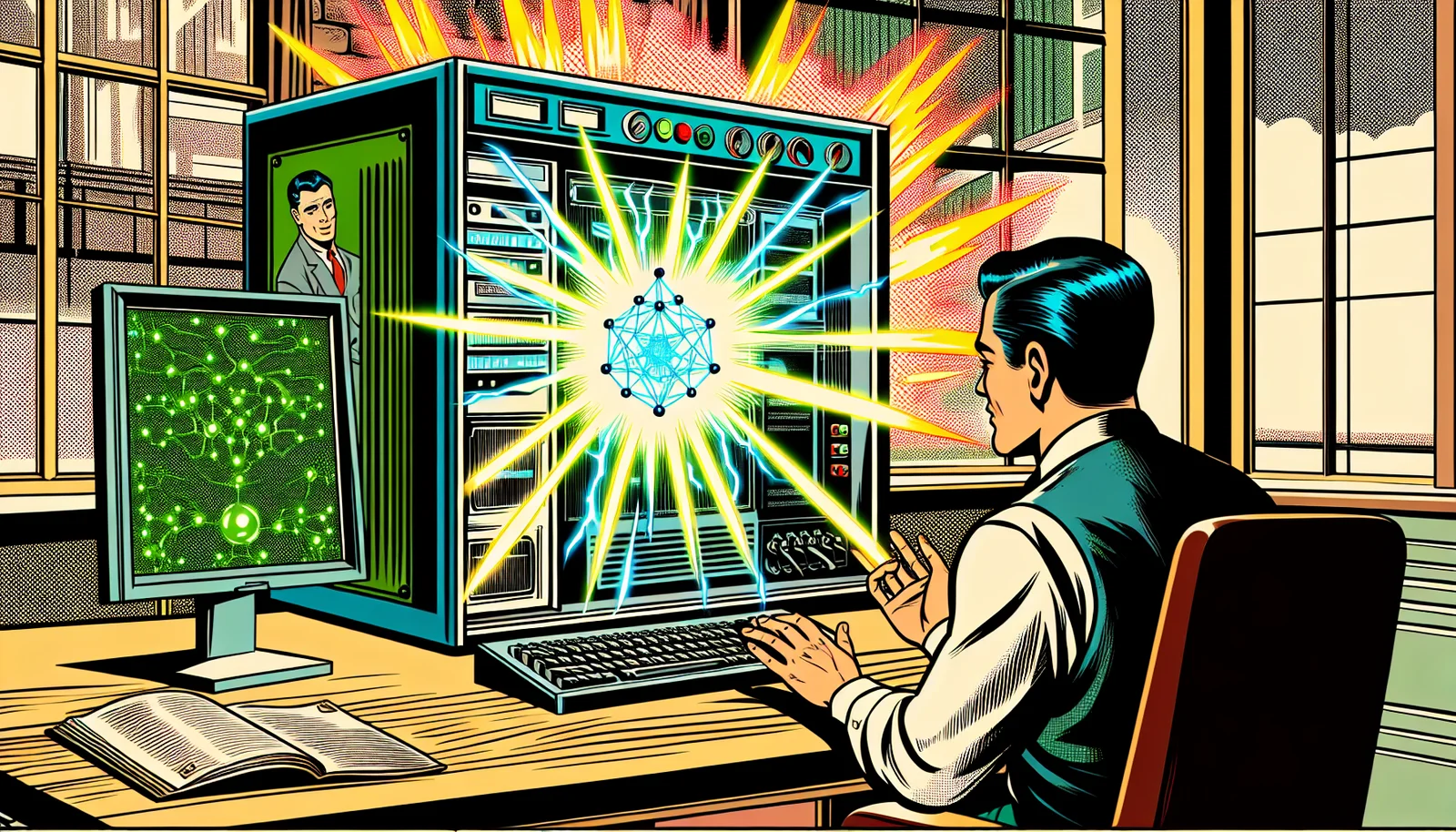 Cover illustration for NVIDIA Ships the DGX Station GB300 — 748GB of Coherent Memory, 20 Petaflops, and Trillion-Parameter Models at Your Desk
