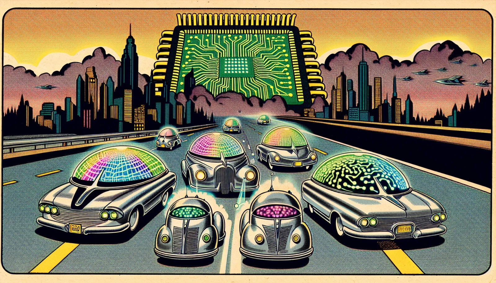 Cover illustration for Five Automakers Are Building Level 4 Self-Driving Vehicles on NVIDIA Drive Hyperion — From Nissan to BYD