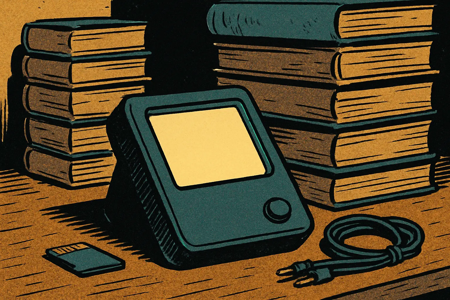 Cover illustration for Offline Wikipedia Now Runs on a Cheap ESP32 Display