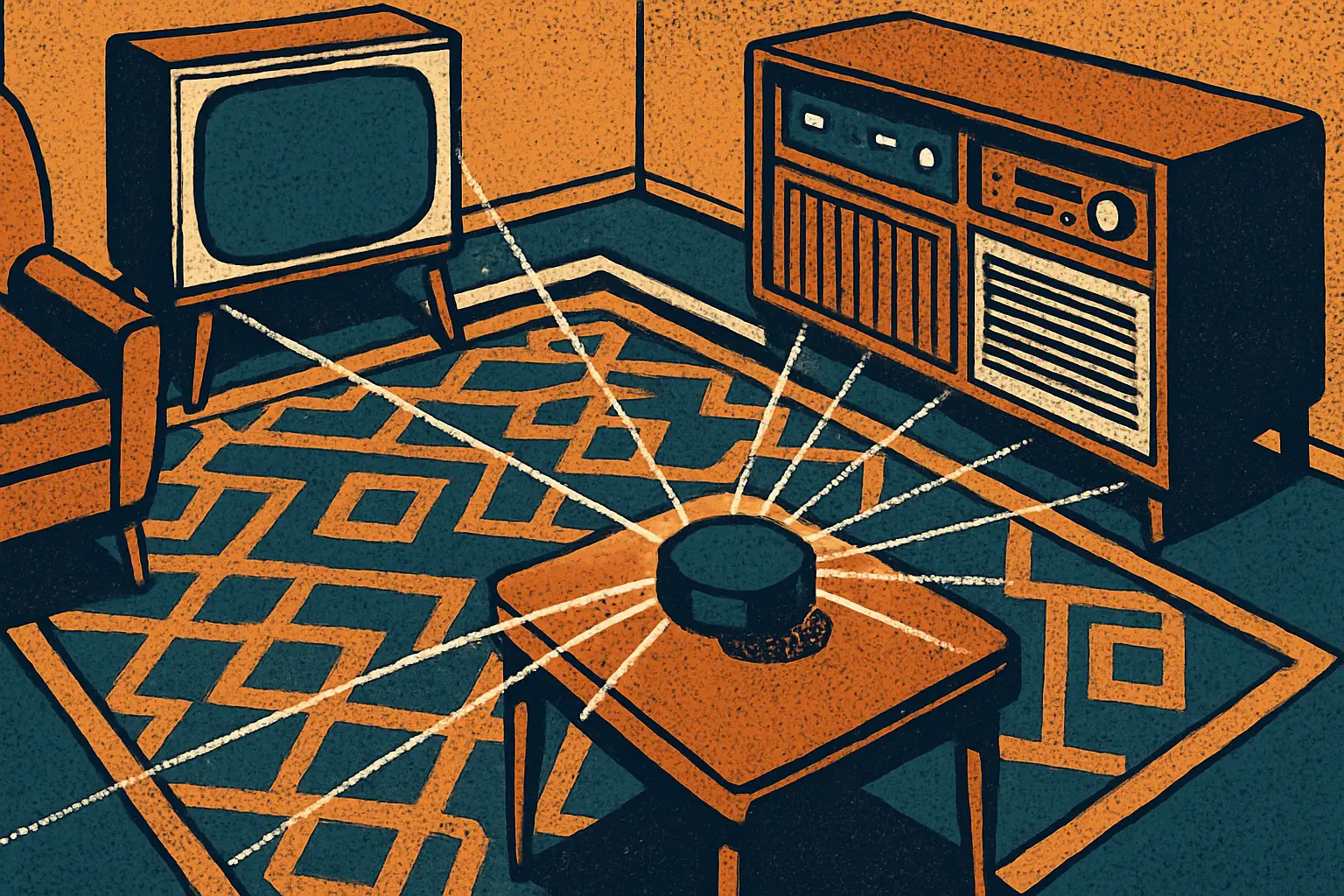 Cover illustration for OpenInfrared Point: An Open Local ESP32-S3 Remote Hub