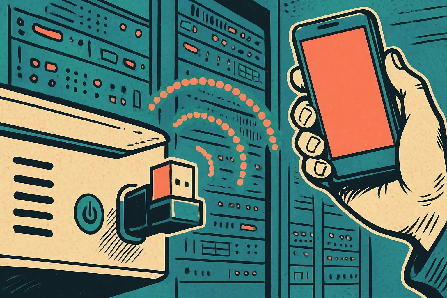 Cover illustration for Openterface KeyMod Turns Your Phone Into a Keyboard