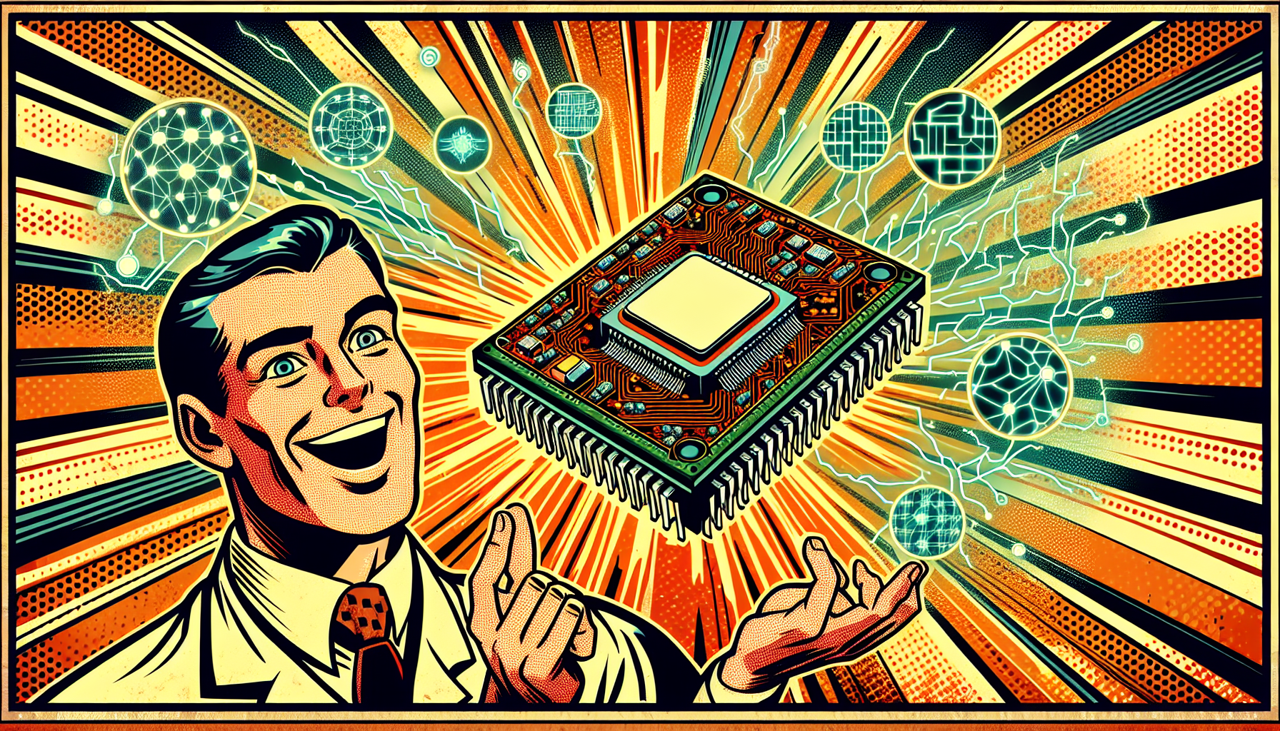 Cover illustration for Orange Pi's AI Station Packs a Huawei Ascend 310 With 96GB RAM and 176 TOPS Into a Single Board Computer
