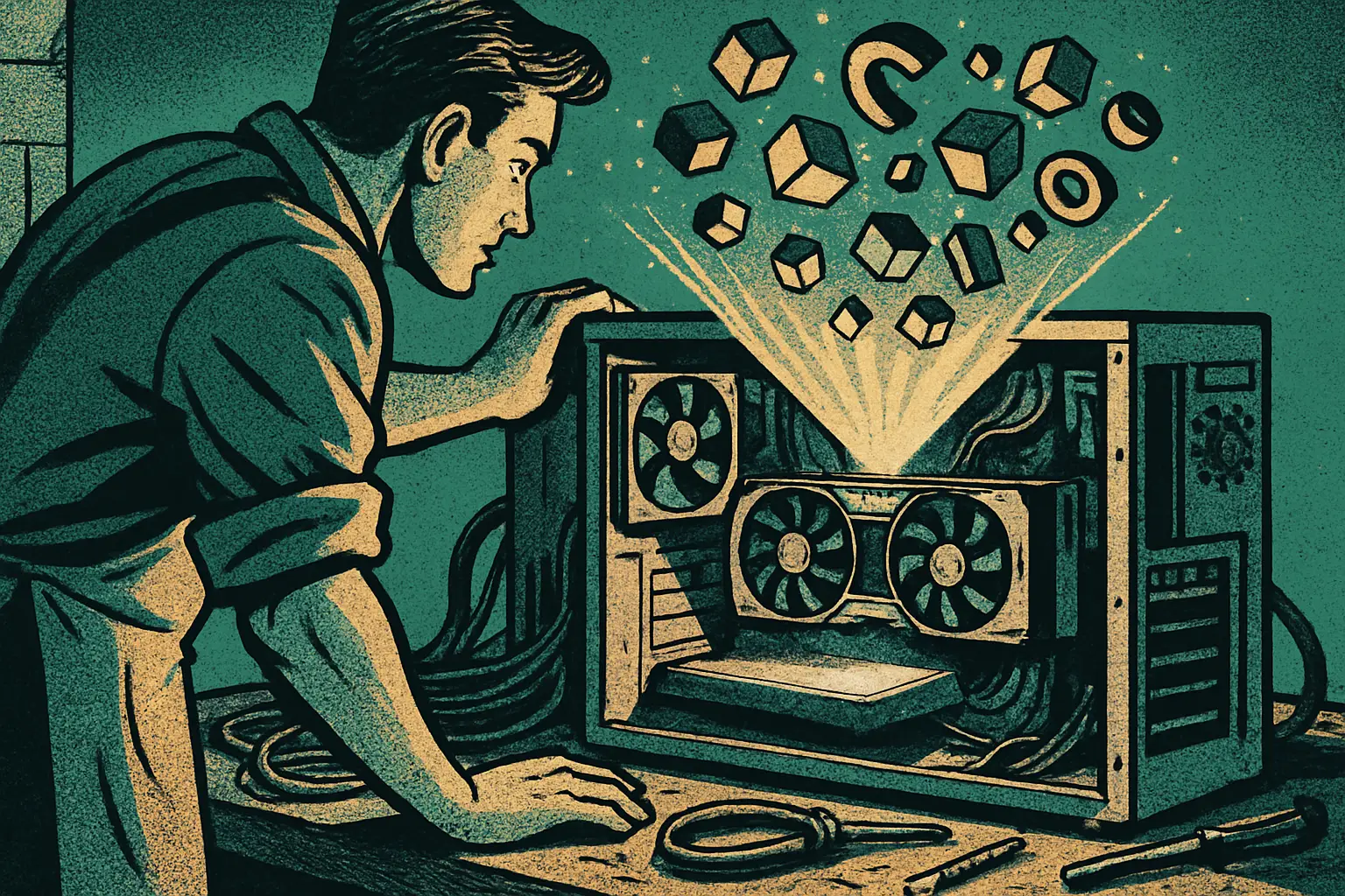 Cover illustration for Perplexity Portable Computer Runs Local AI on Windows