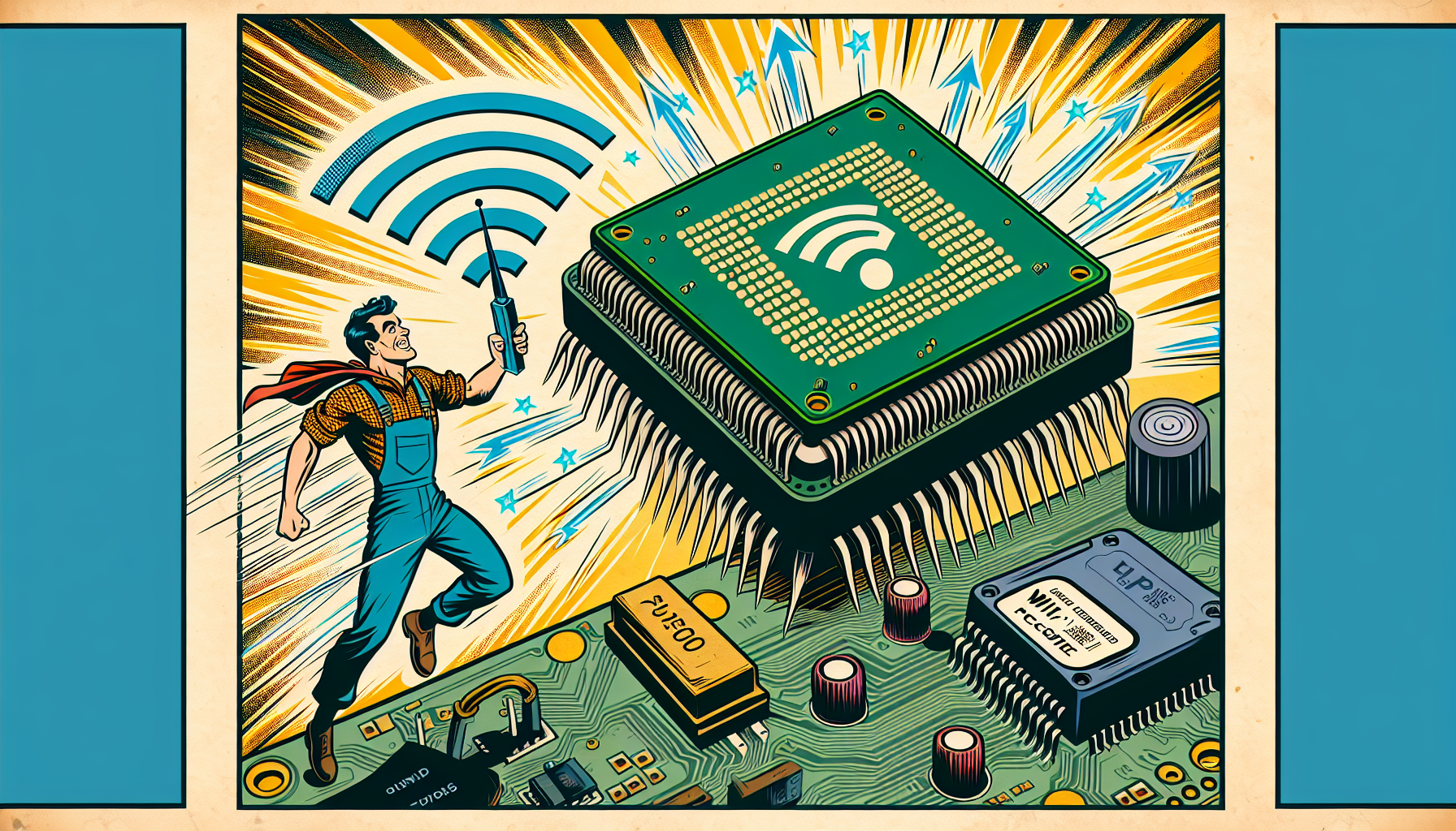 Cover illustration for picoZ80 Gives Vintage Z80 Machines a Raspberry Pi RP2350B Brain