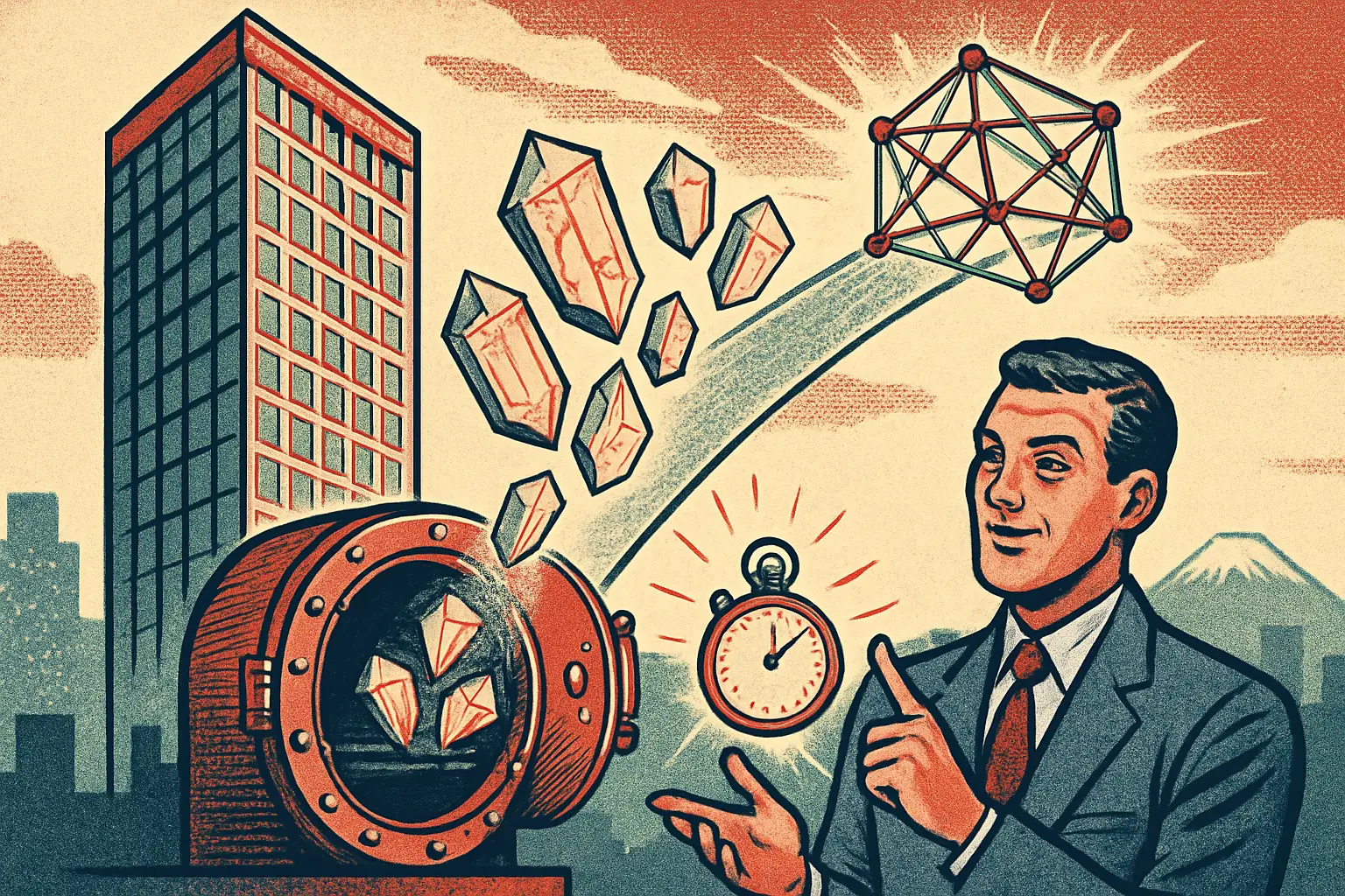 Cover illustration for Progmat Moves $2.7B in Tokenized Assets to Avalanche