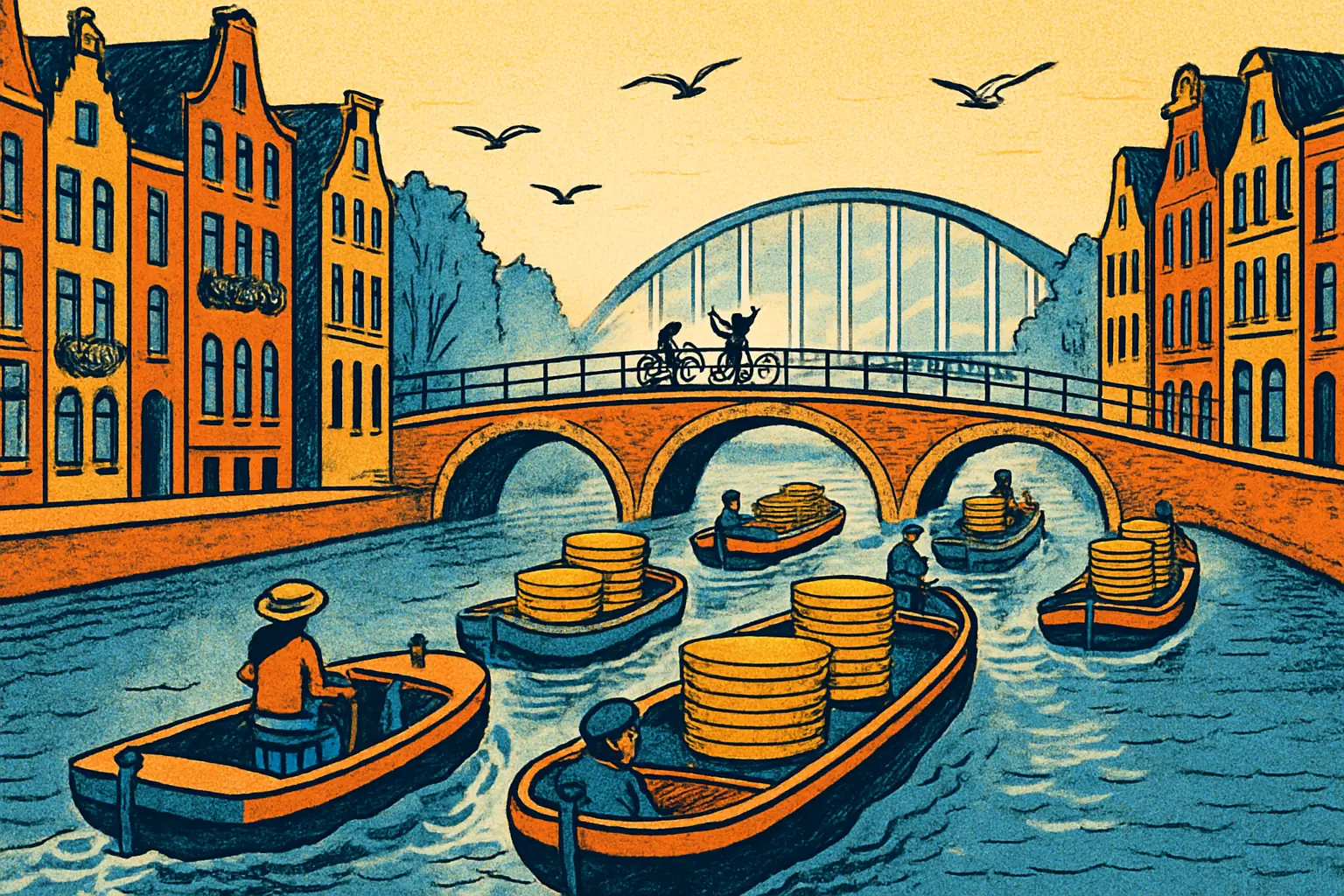 Cover illustration for Qivalis Euro Stablecoin Wins Dutch E-Money Licence From DNB