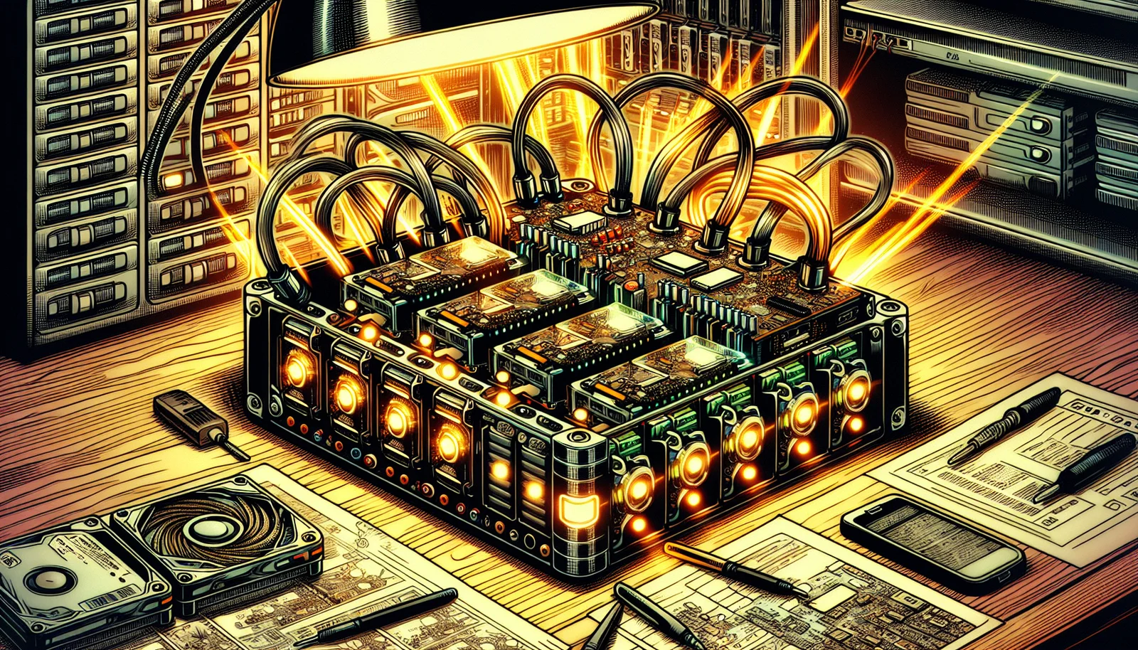 Cover illustration for Radxa Taco V1.61 Turns the Raspberry Pi CM5 Into a Five-Drive NAS for Around $65