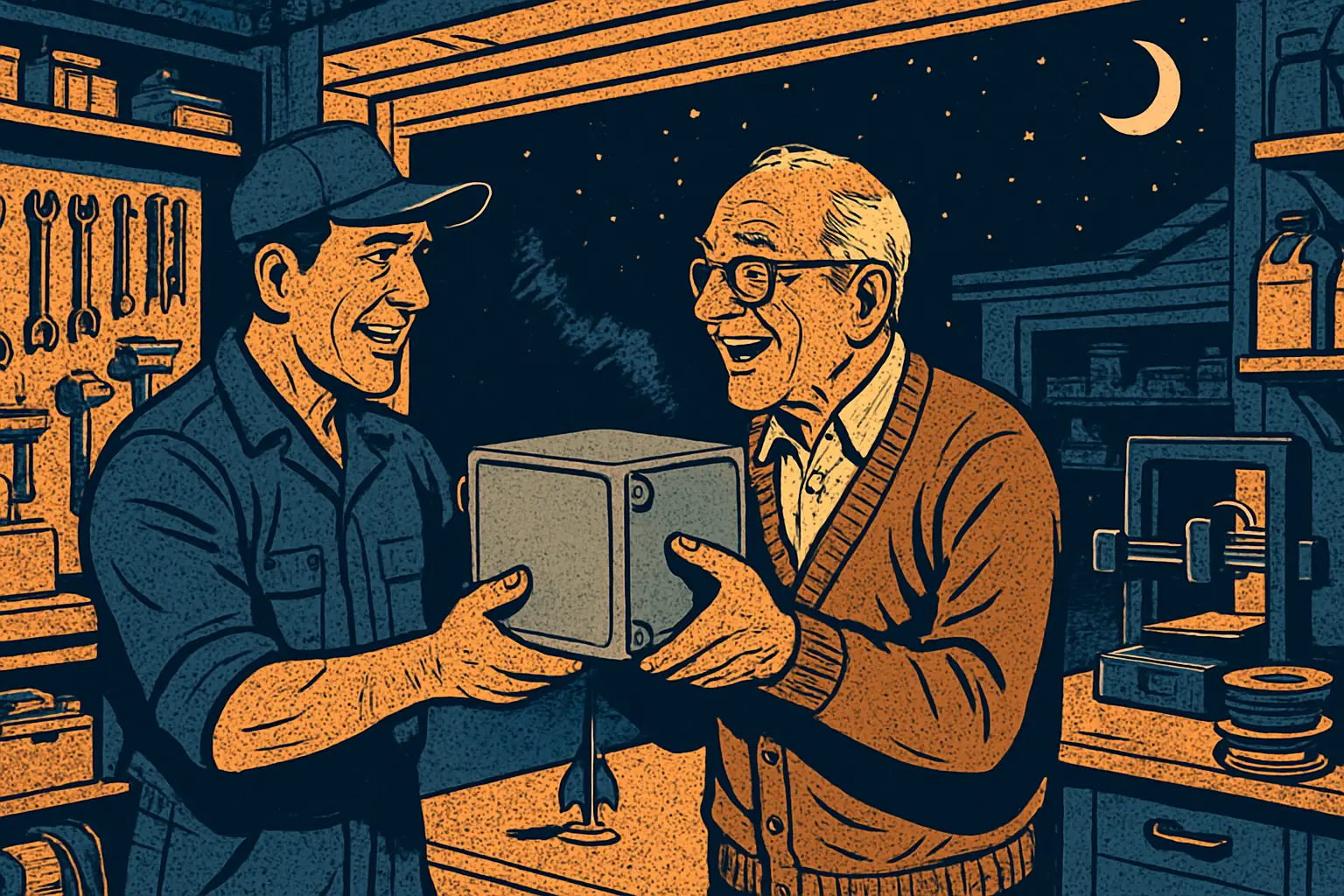 Cover illustration for Raspberry Pi Apollo Computer: Build a 1:1 DSKY Replica