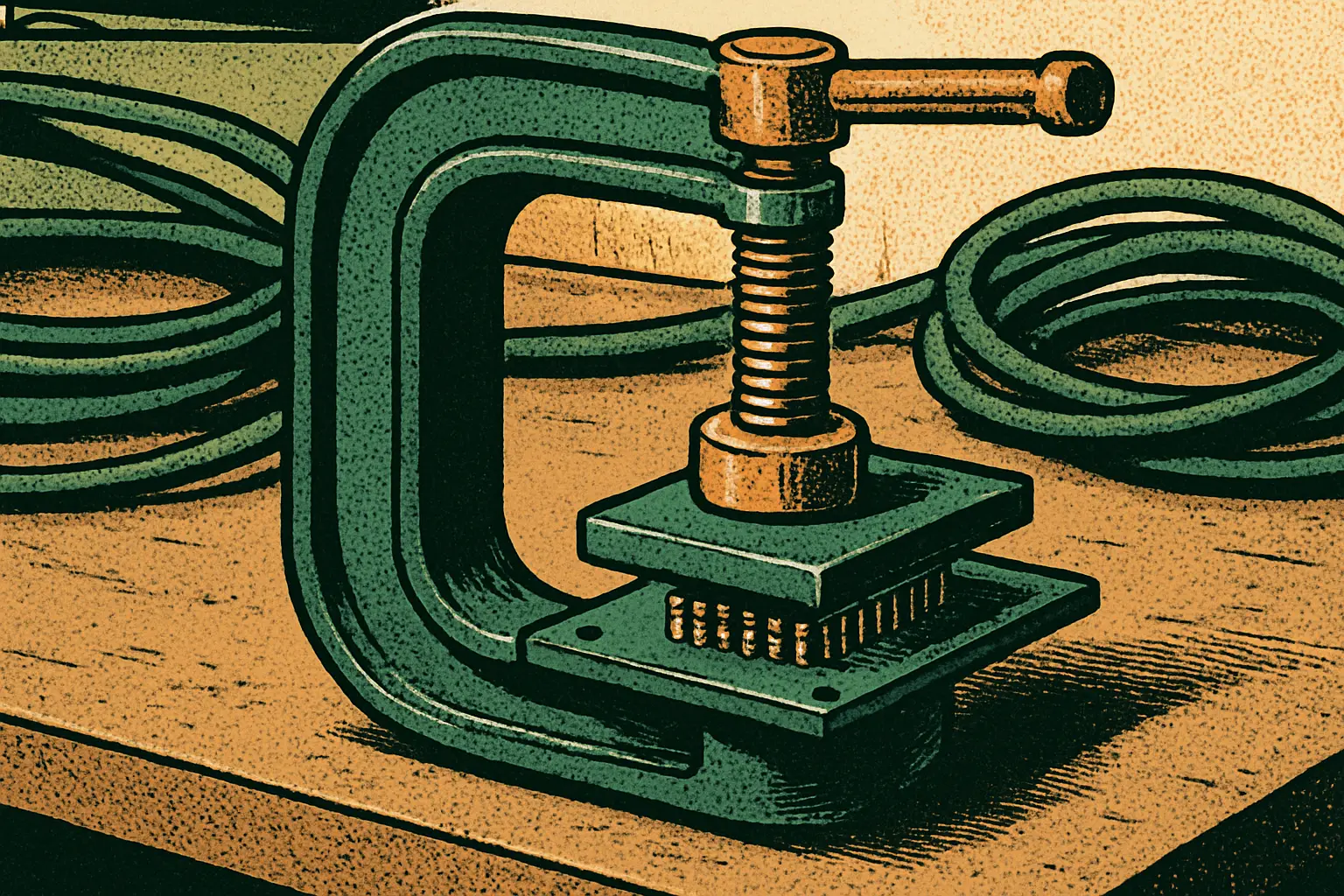 Cover illustration for Raspberry Pi CM5 Jig Flashes Modules With No Carrier