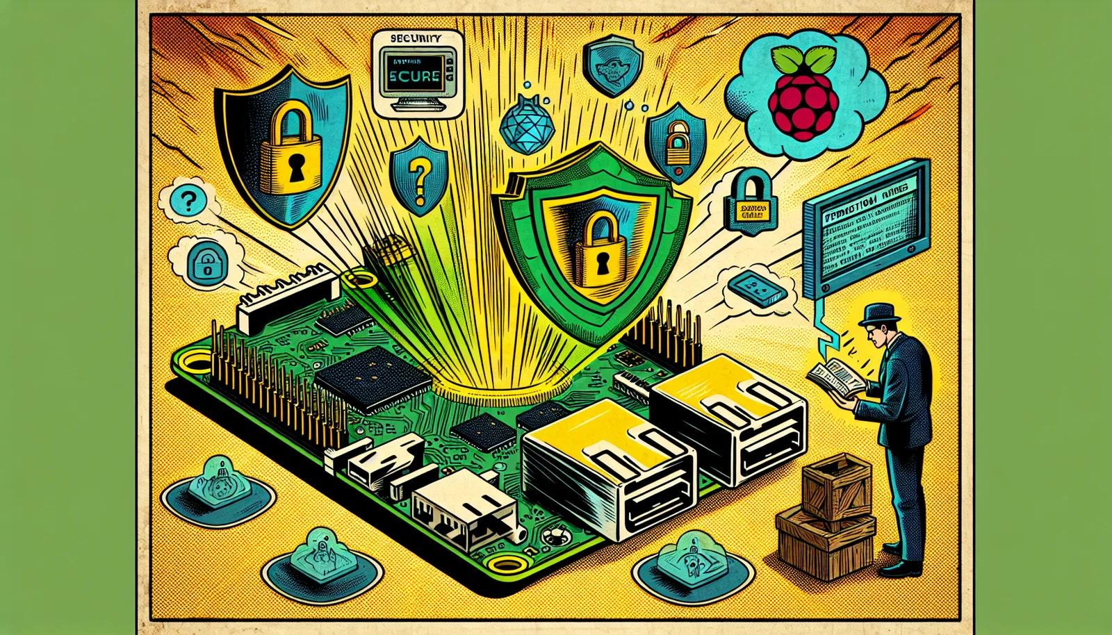 Cover illustration for Raspberry Pi OS April 2026 Update Hardens Default Security for Makers