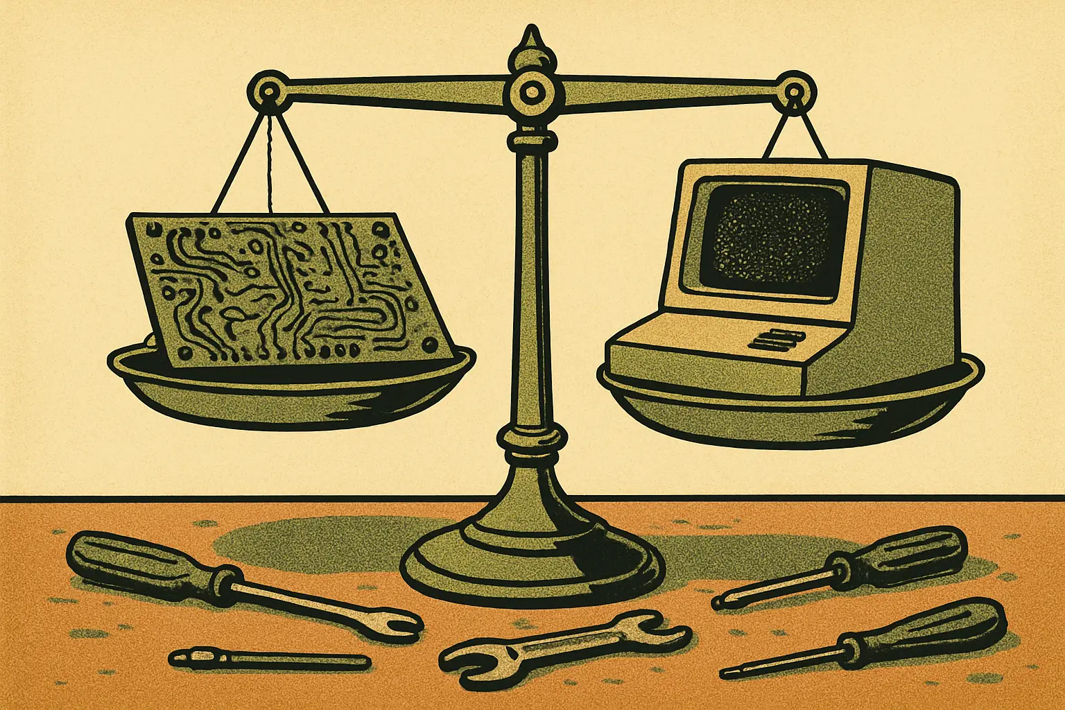 Cover illustration for Raspberry Pi vs Mini PC: Picking a 2026 Home Server