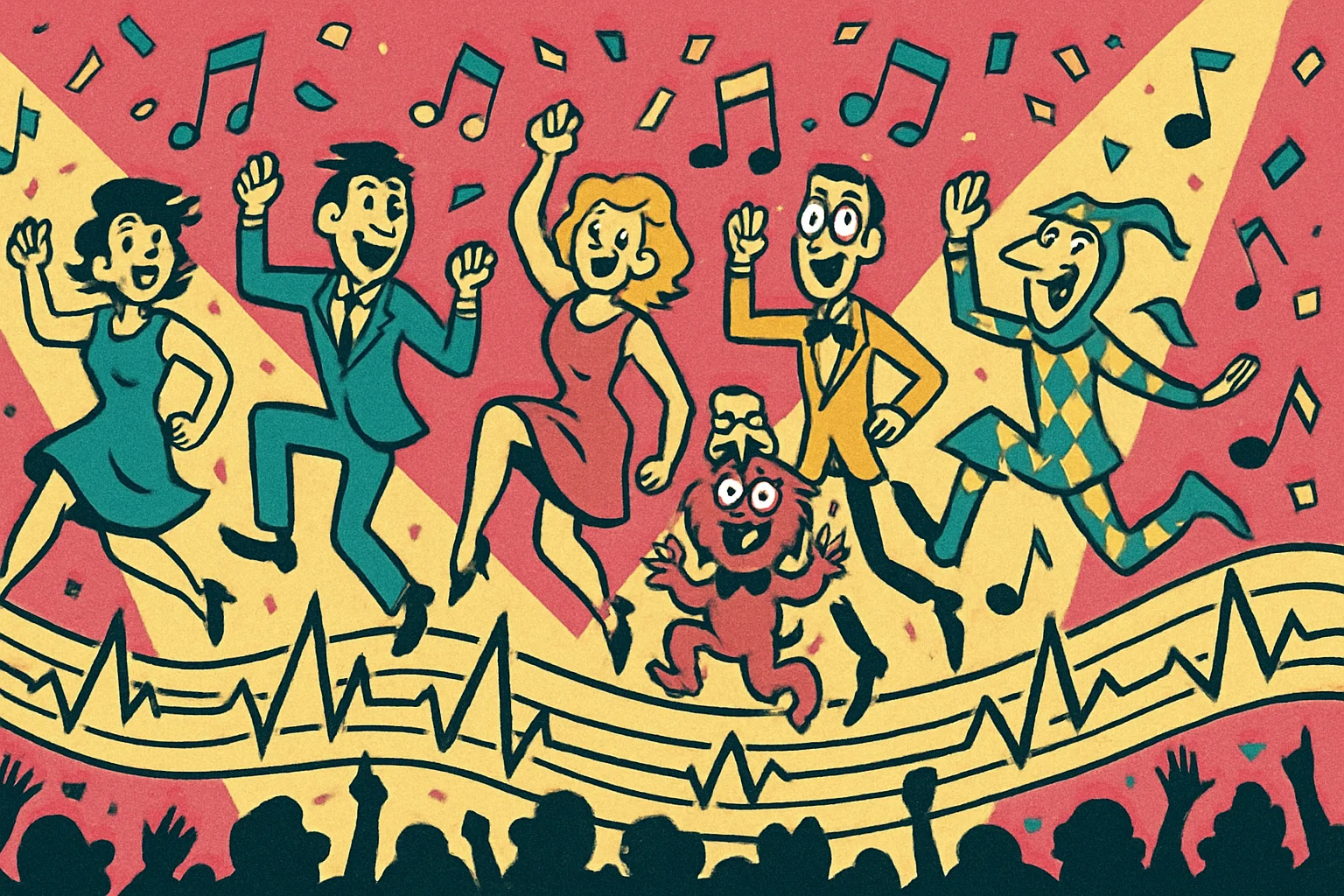 Cover illustration for Rhythm Heaven Groove Returns and Tops Japan's Sales Charts