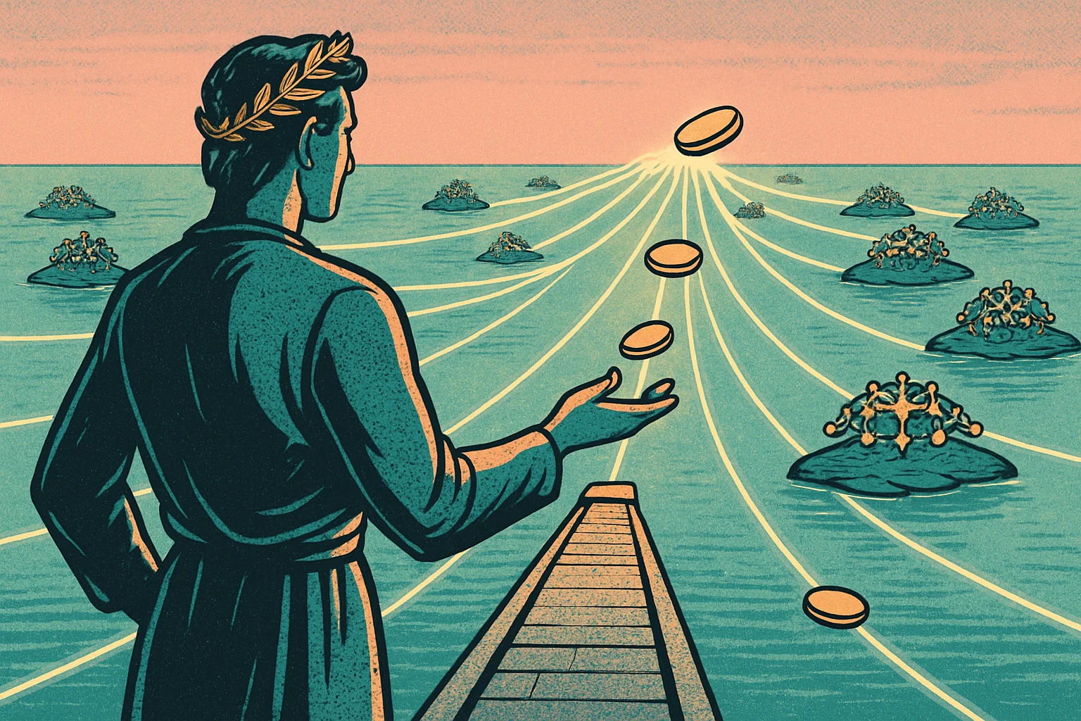 Cover illustration for Ripple Expands RLUSD Stablecoin to 40+ Blockchains via Wormhole NTT