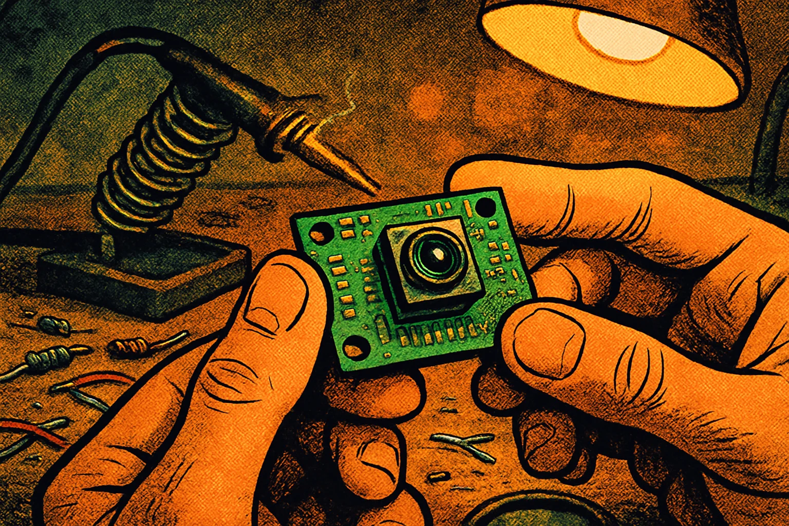 Cover illustration for This $12.99 RISC-V Camera Board Ships USB 3.0 and Dual Cores