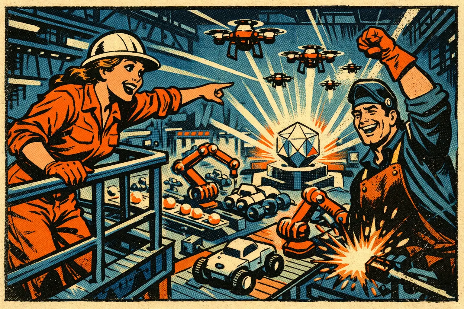 Cover illustration for Rockchip RK3668: 44 TOPS NPU and PCIe 5.0 Above RK3588