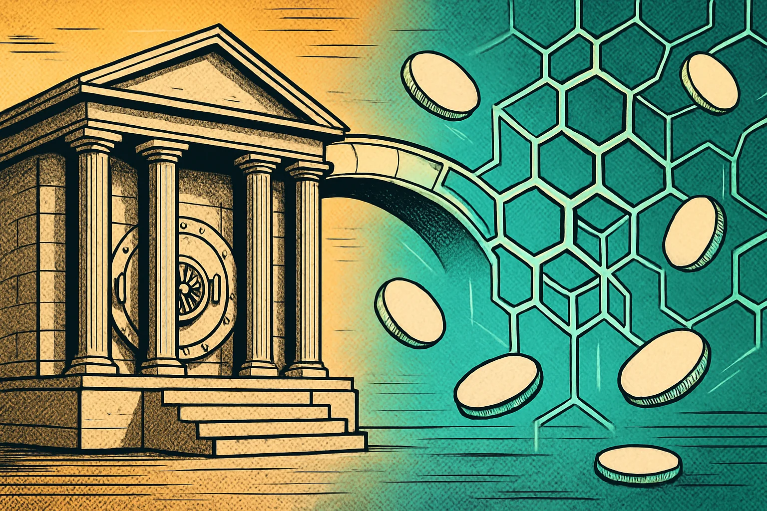 Cover illustration for SoFiUSD Launches: The First U.S. National-Bank Stablecoin for Retail