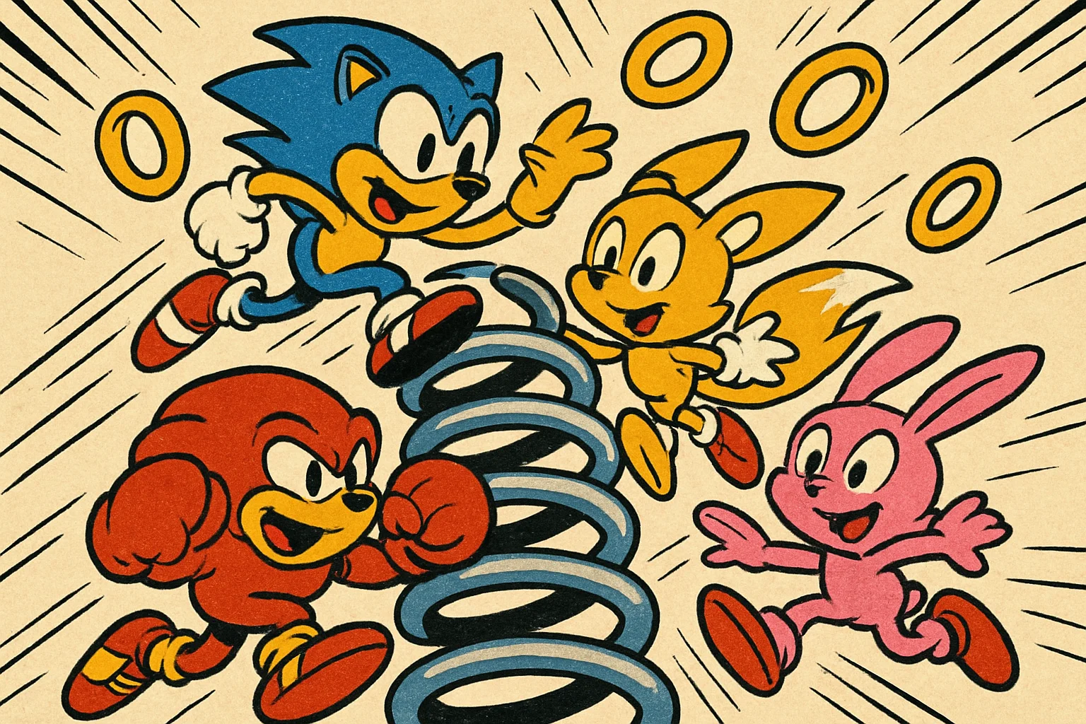 Cover illustration for Sonic Pico Park Turns Sonic's 35th Birthday Into 8-Player Co-Op Chaos