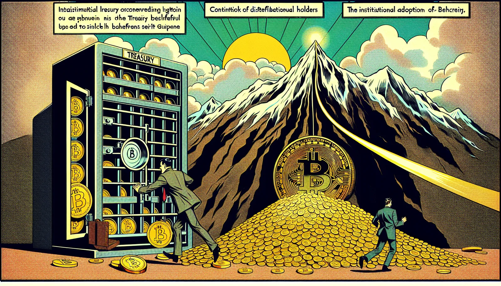 Cover illustration for Strategy Surpasses BlackRock With 815,061 Bitcoin — Now the World's Largest Corporate BTC Holder