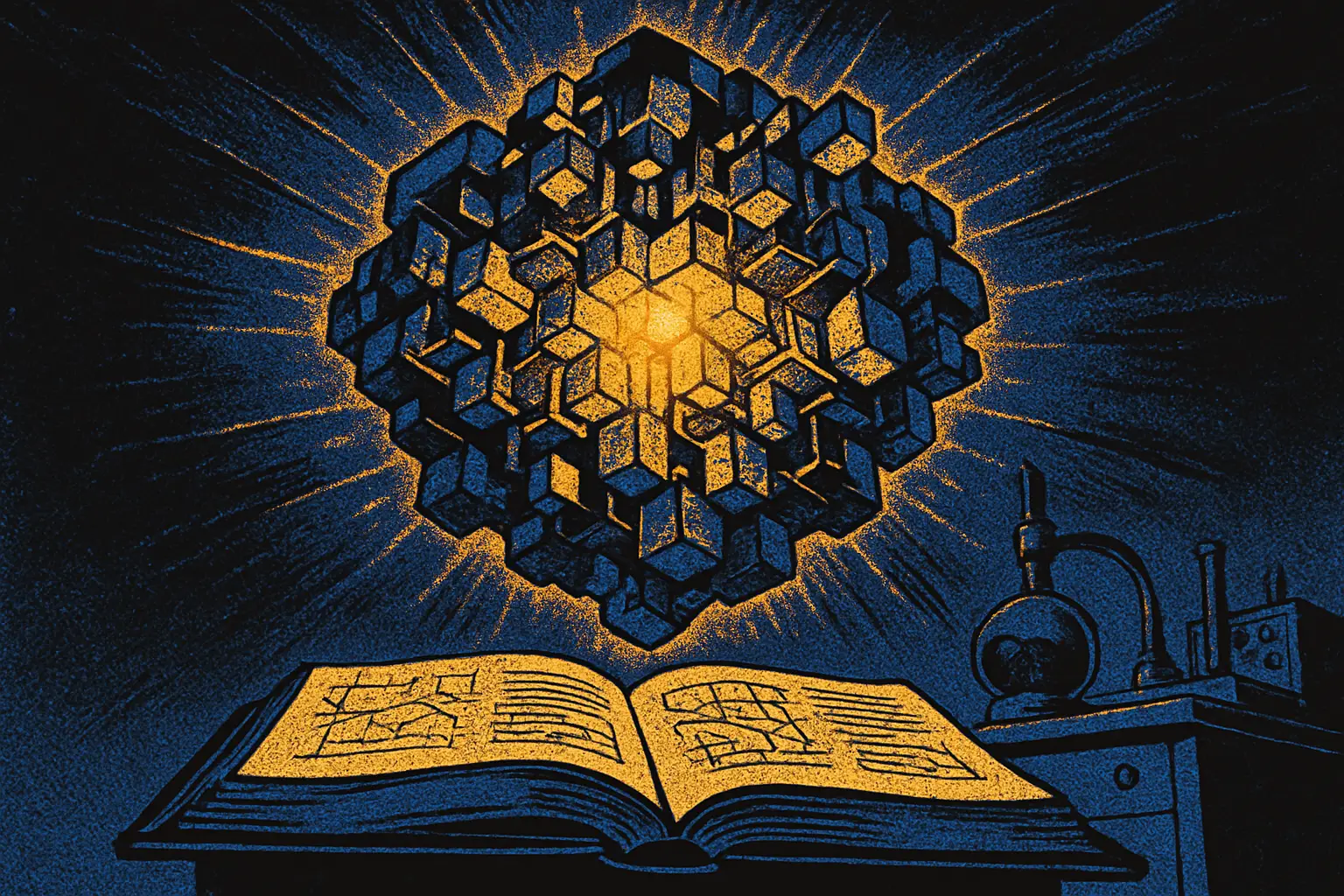 Cover illustration for Thinking Machines Inkling: A 975B Open-Weights Model