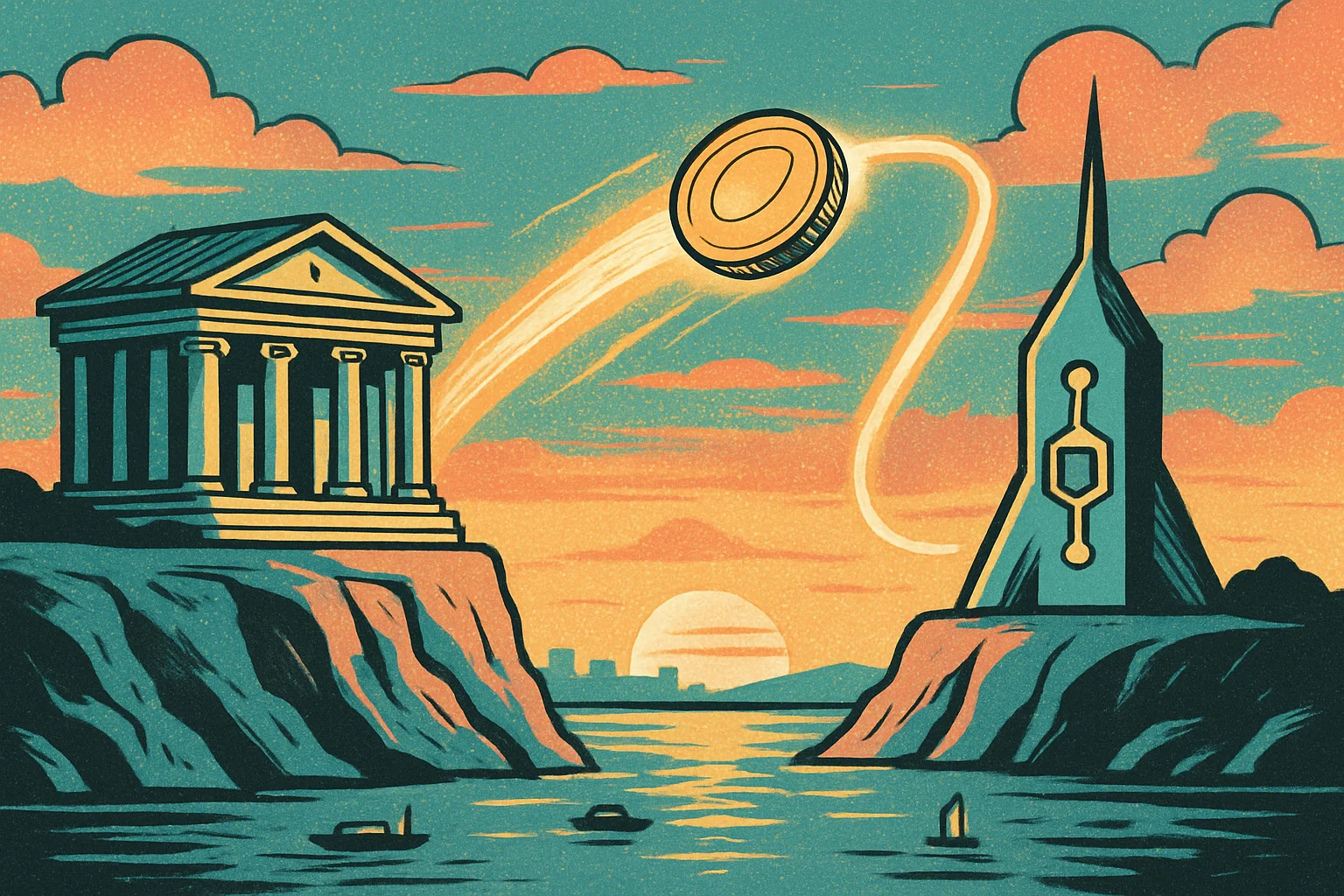 Cover illustration for Toss Bank and Solana Team Up to Modernize Cross-Border Payments
